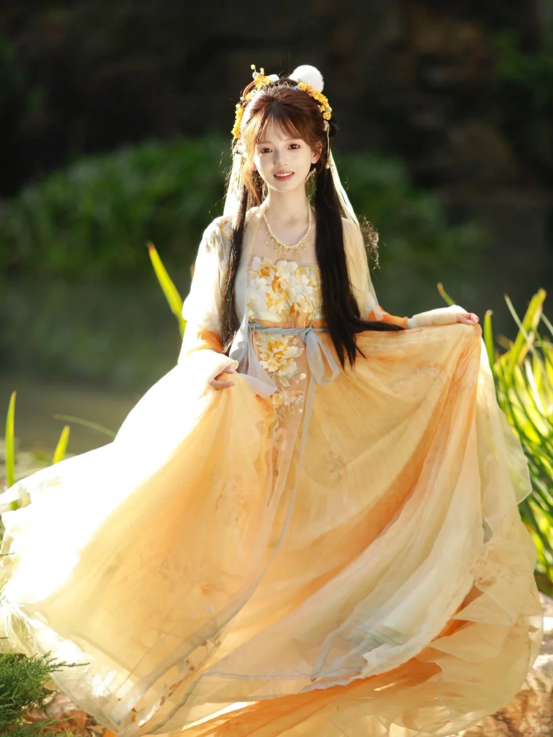 “月光落在了桂花小兔子的身上🐰”