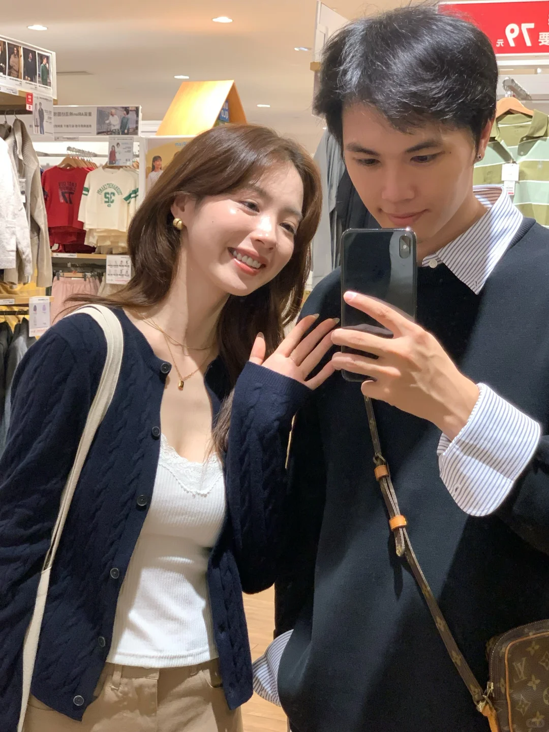 情侣穿搭 | 🤩优衣库这针织好乖！！我先冲了！