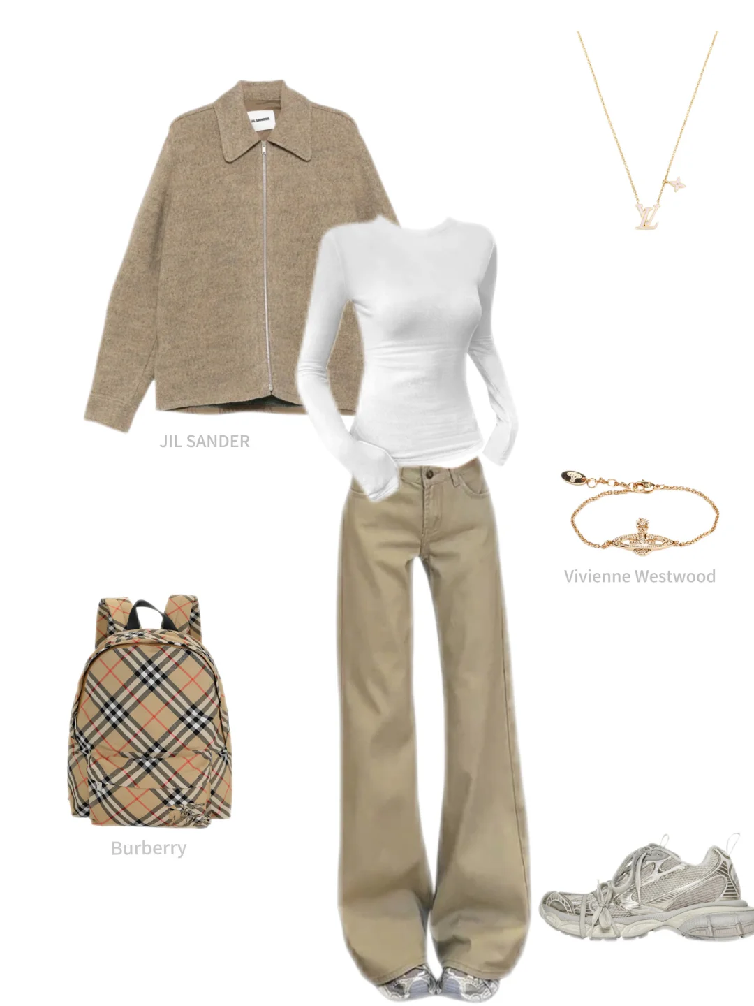 女大秋季小钱穿搭