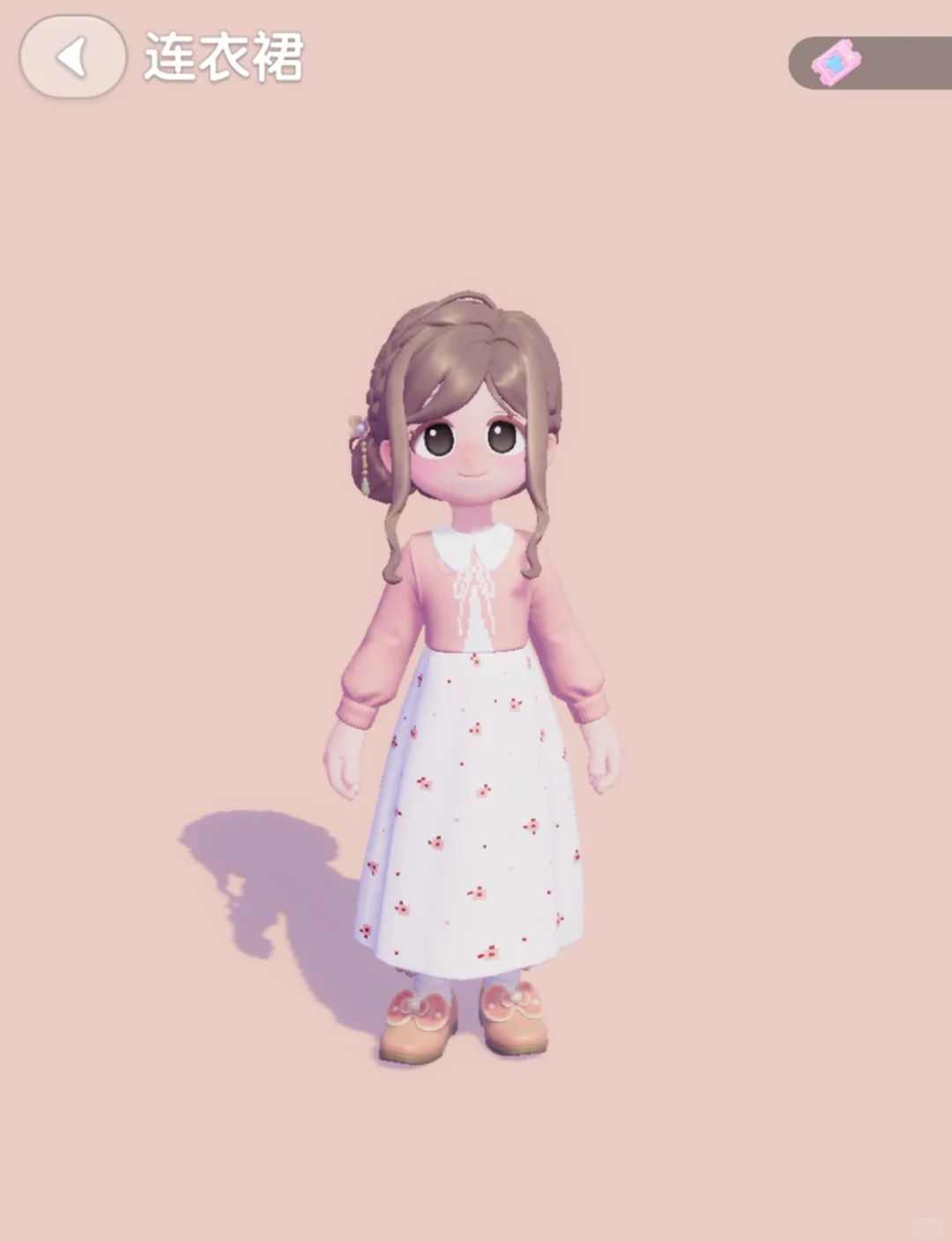 心动小镇碎花裙