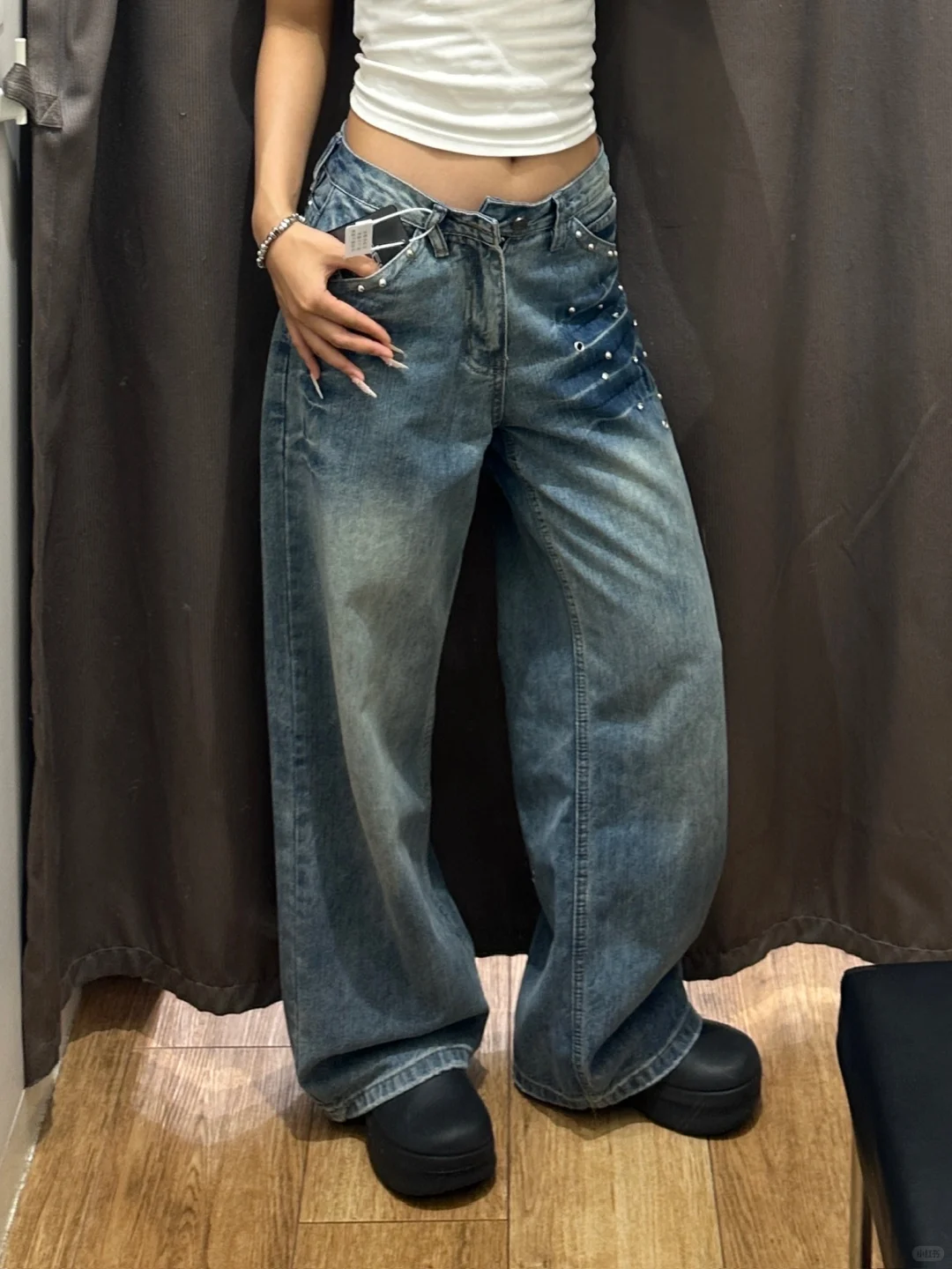 改版了5次…终于做出这种质感的牛仔裤了啊