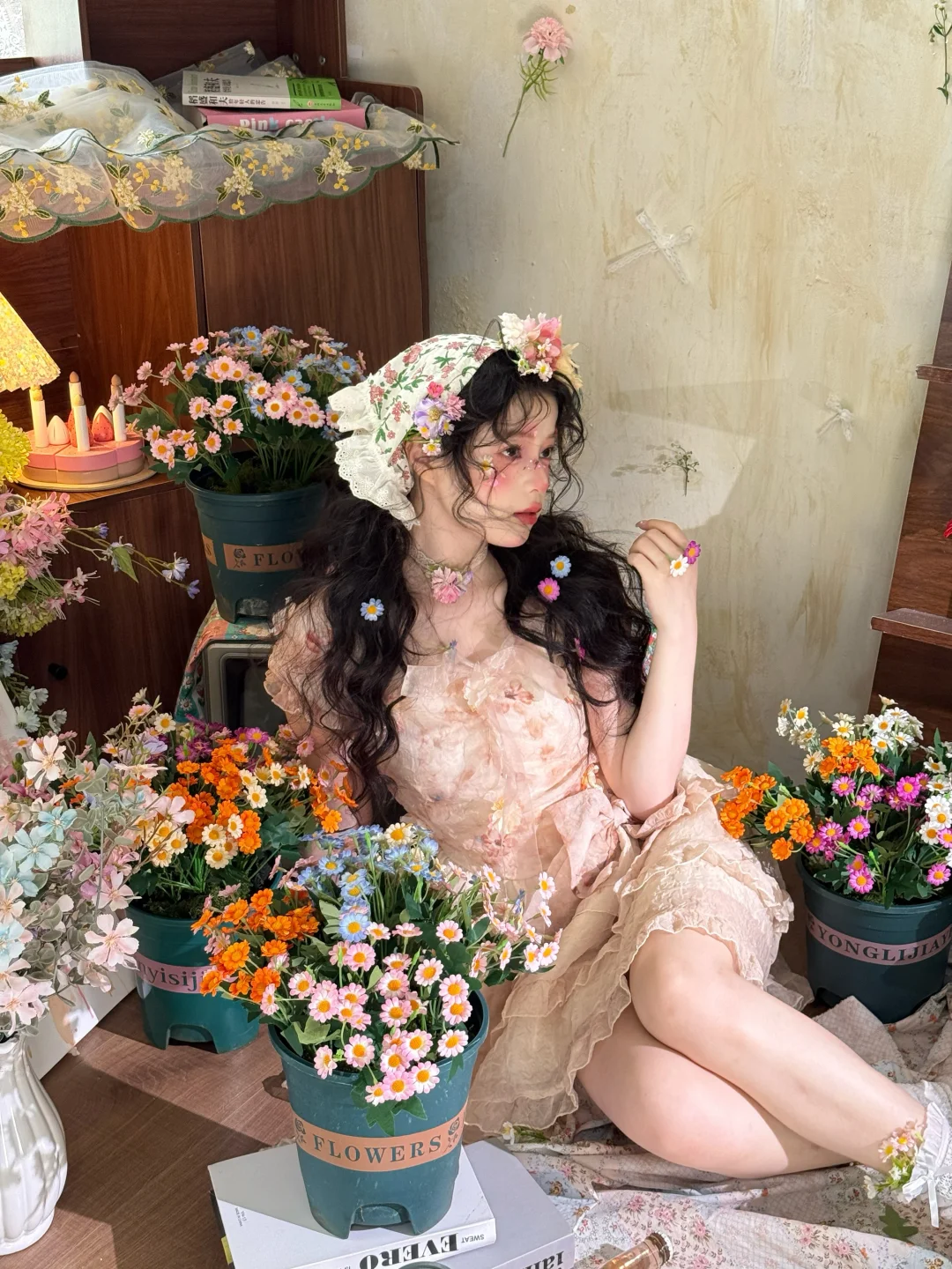 live💐｜被光所偏爱的法式花房少女✨