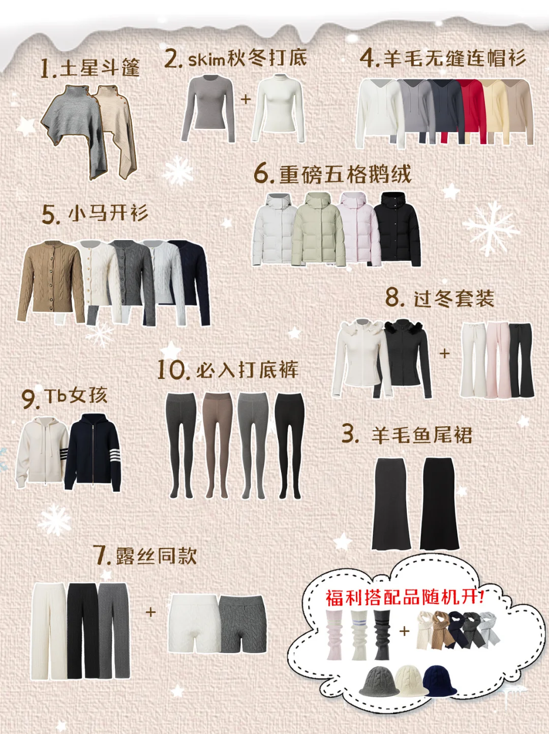 UIKI ❄️10.12重磅冬季上新!!🍋附开价顺序