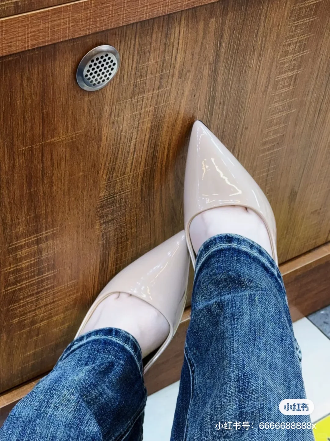 牛仔裤小高跟，永远的神