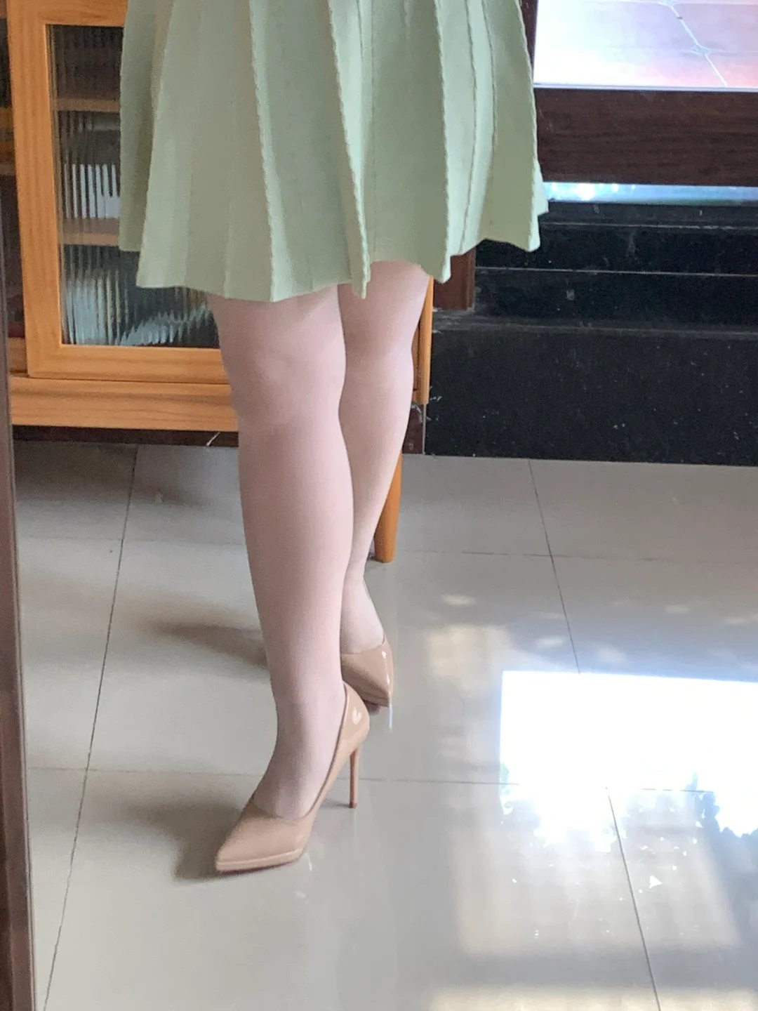 嘿嘿….穿上秒变大美女！