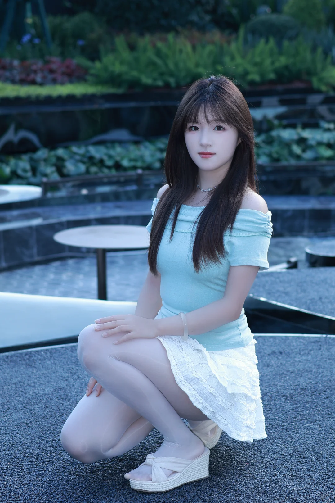 🌿穿搭灵感｜薄荷绿与纯白的清新碰撞