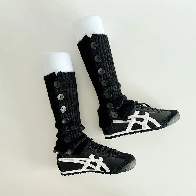 秋冬辣妹毛线针织腿套堆堆袜超美⚡️