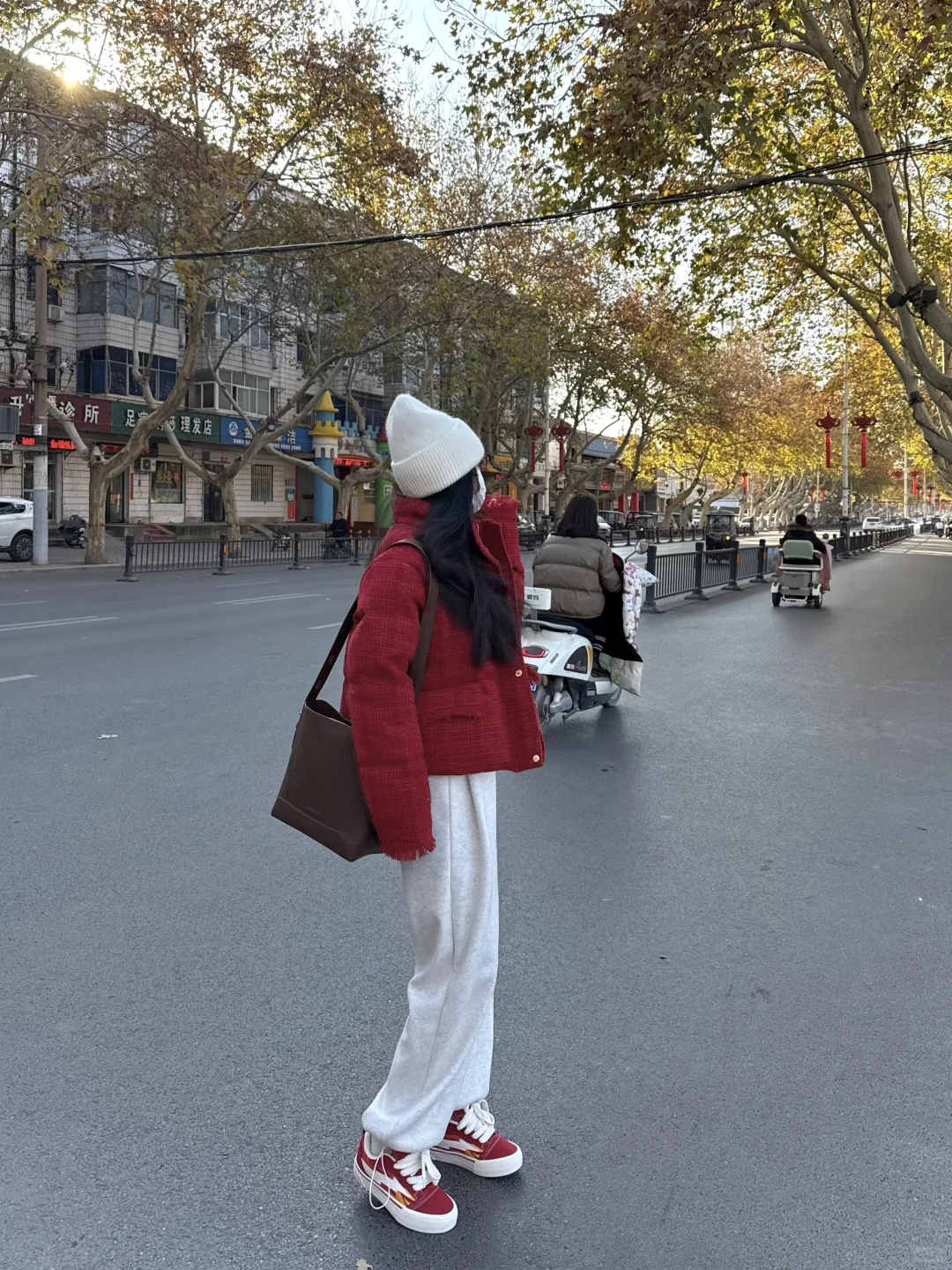 冬天第一条卫裤 加绒的也好显瘦！！