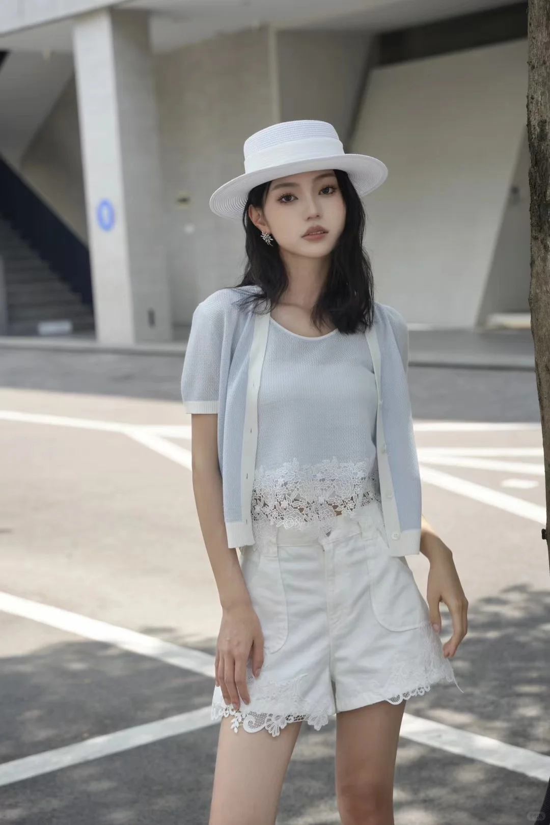 夏季韩系清新穿搭～～～