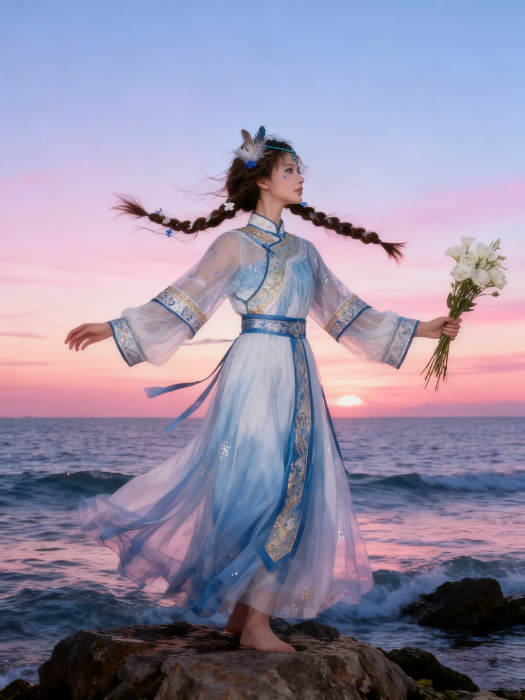 1分钟get同款大理洱海少女写真～（附口令）