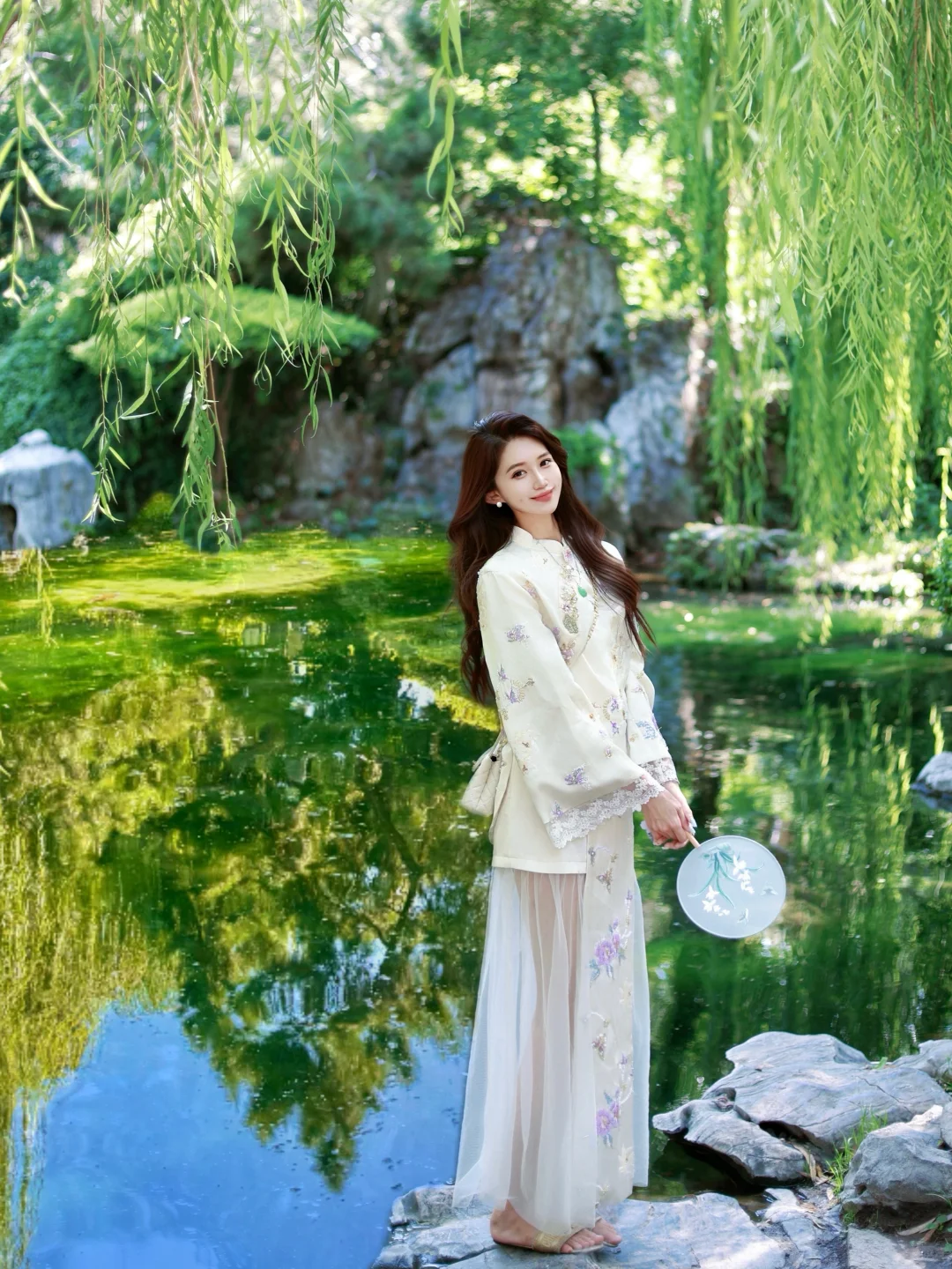 拍到趵突泉的玻璃水啦