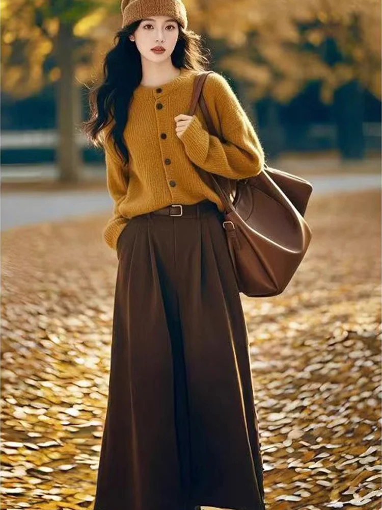 秋冬季必备🍂盐系轻熟针织套装