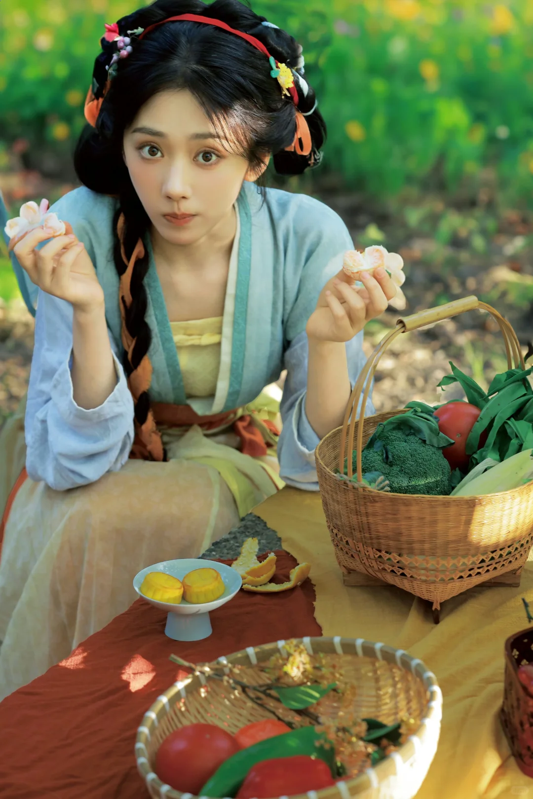 来感受一下飒爽的古风小妹