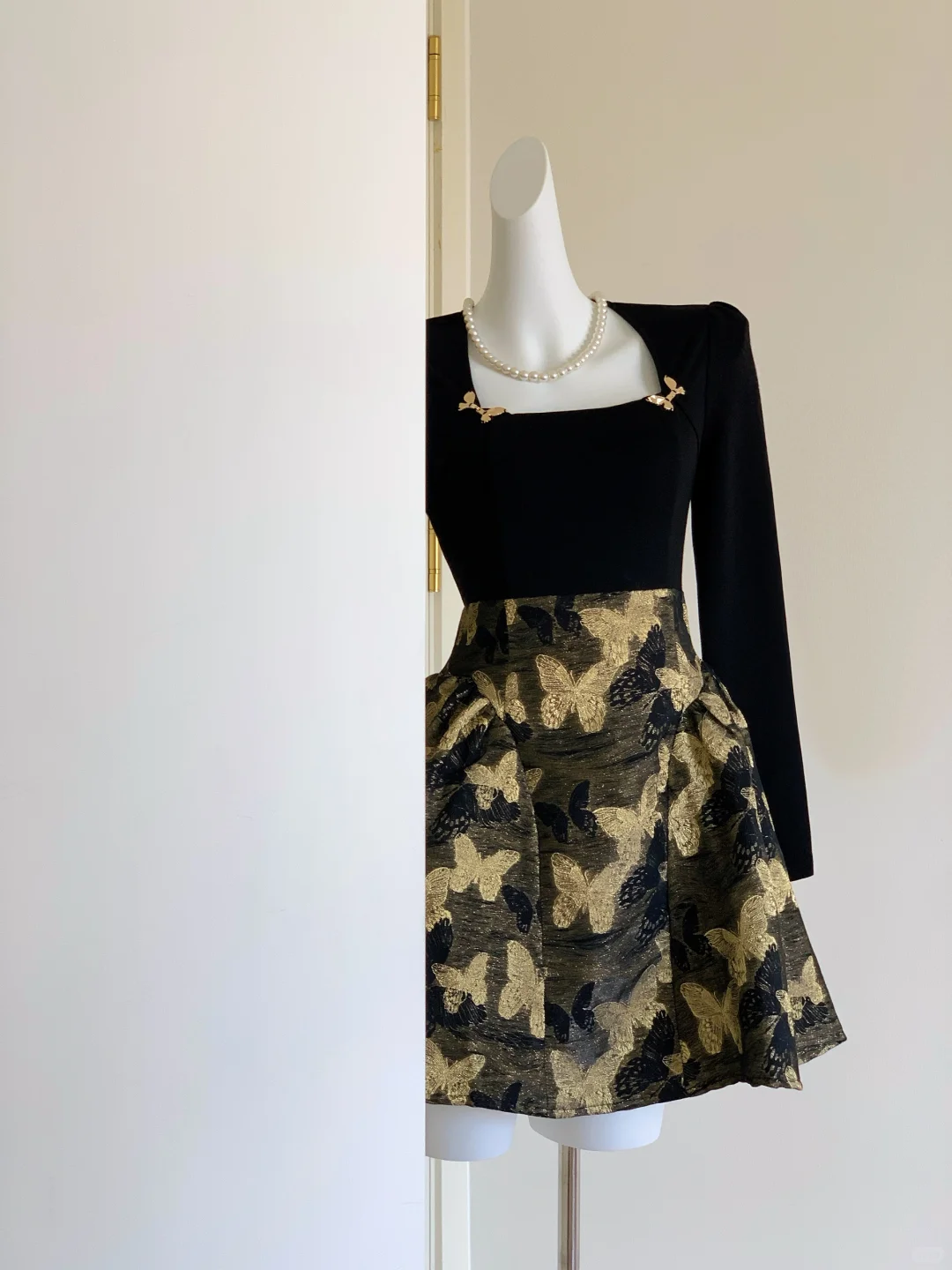 金蝴蝶长裙版呼声高吗❓想要的宝评论区集合