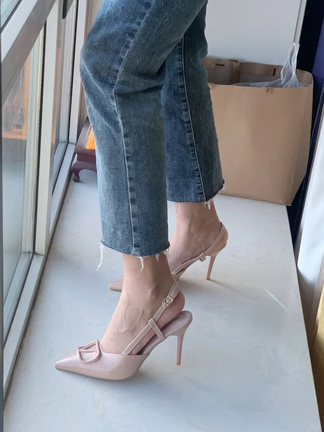 谁还没有一双裸色高跟鞋❗️