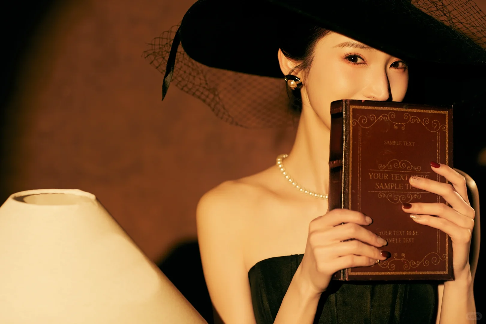 38岁时拍了赫本风写真