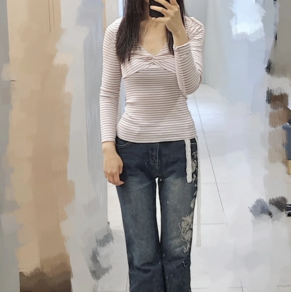 为什么我有一点腰 穿衣服看起来还那么h