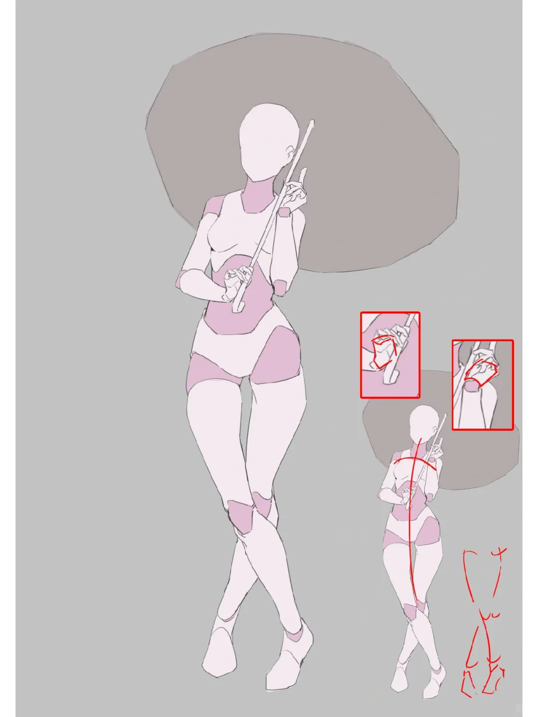 今天给大家带来一组撑伞的动态