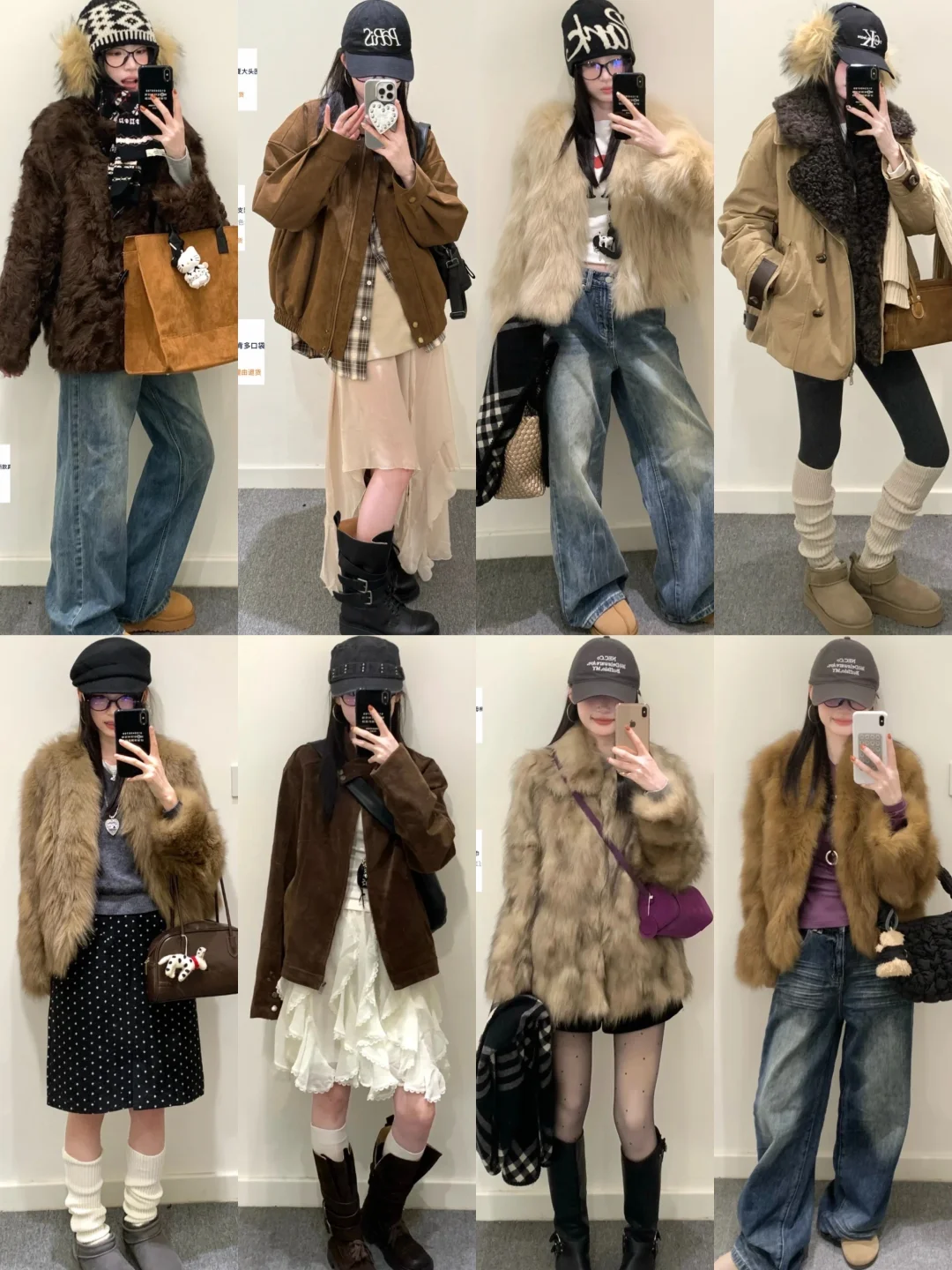 4️⃣0️⃣套‖秋冬“一周穿搭”🤎保暖又漂亮～🫧🍁