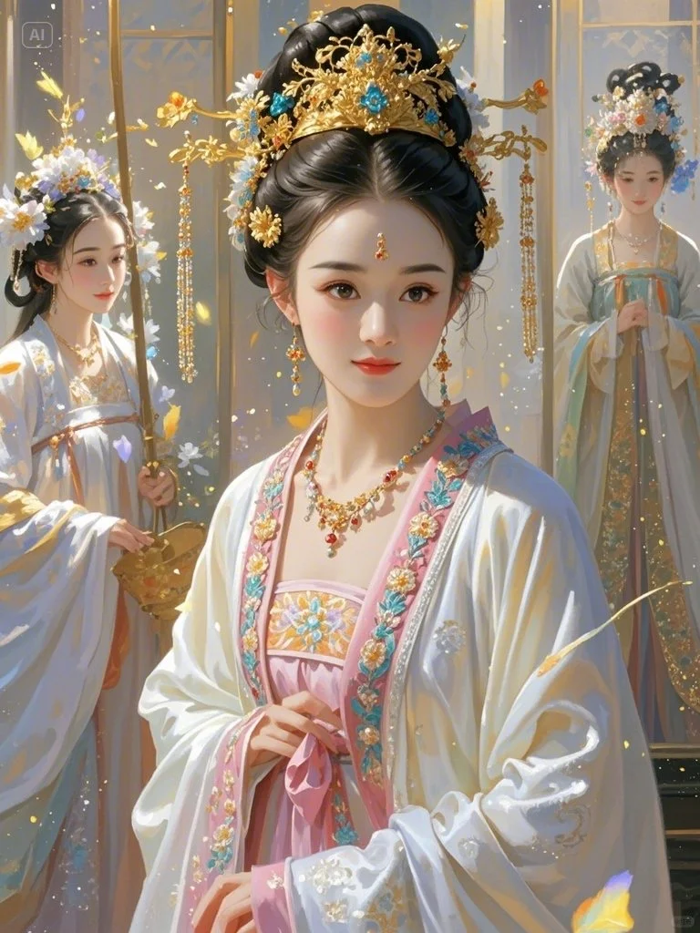 雍容华贵倾世相， 气质如兰韵满堂。