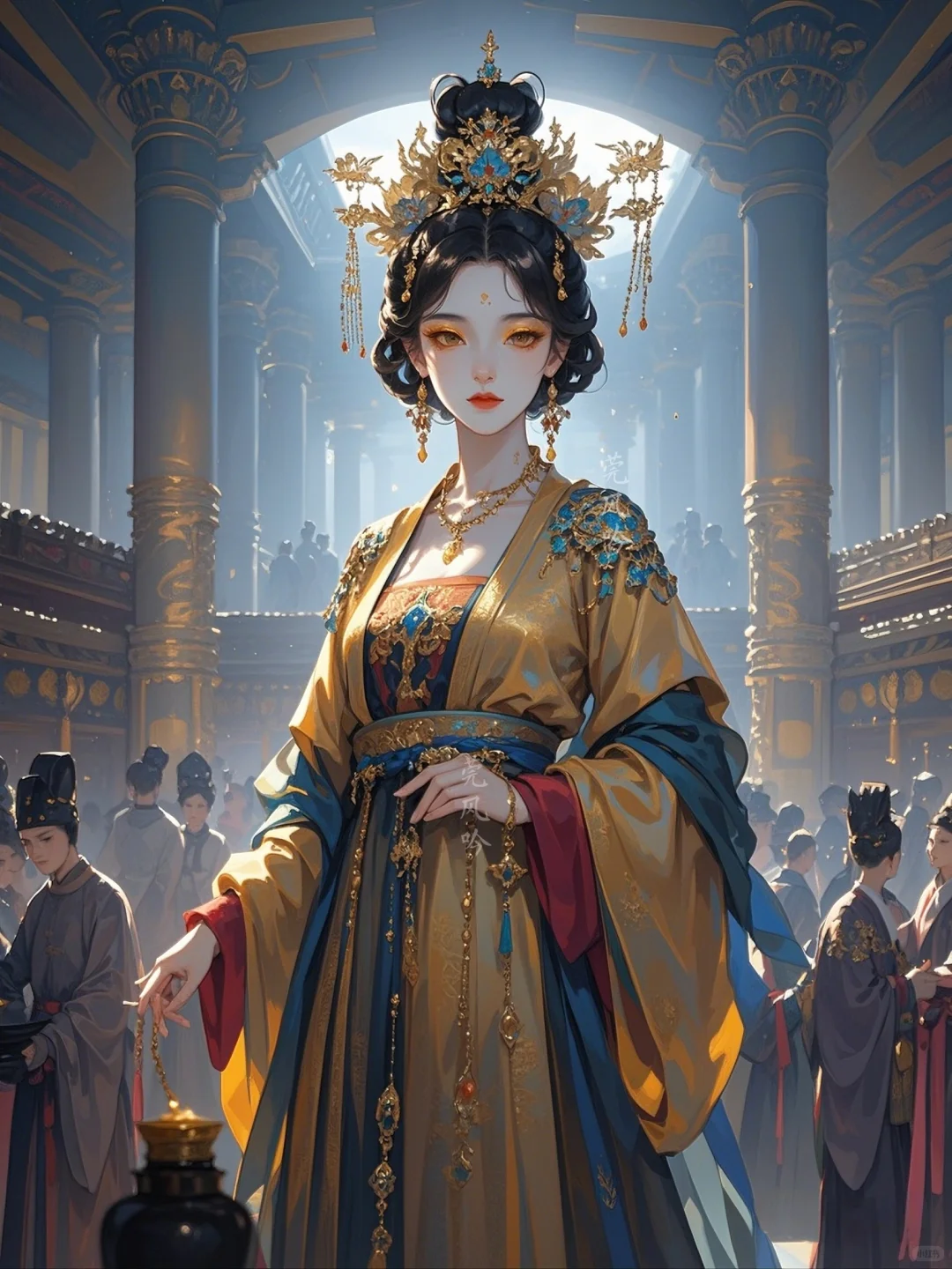 古风丨嫔妾萤火之光何敢与娘娘明珠争辉