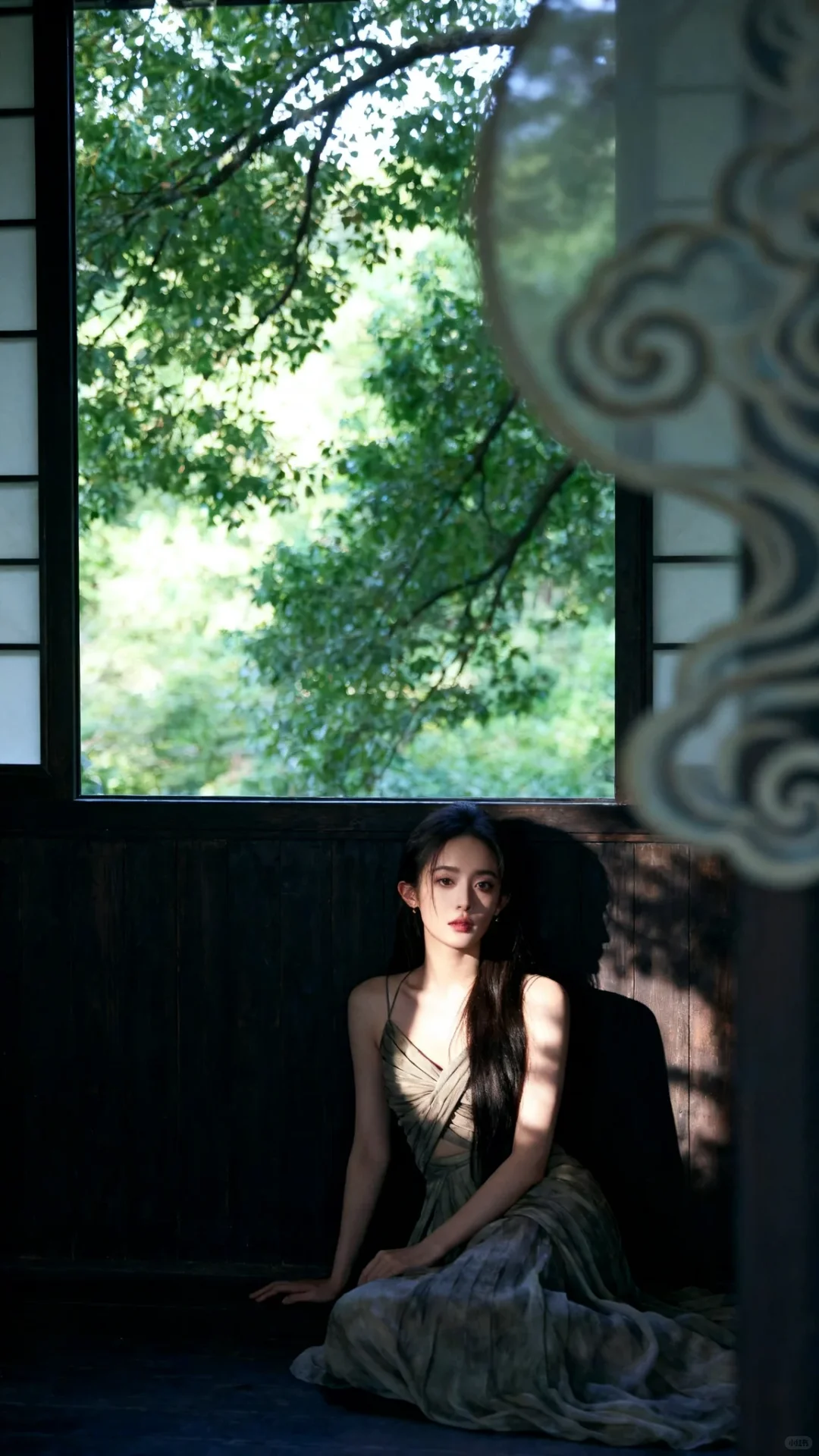 东方禅意｜她被伦勃朗光写进了古风画里✨