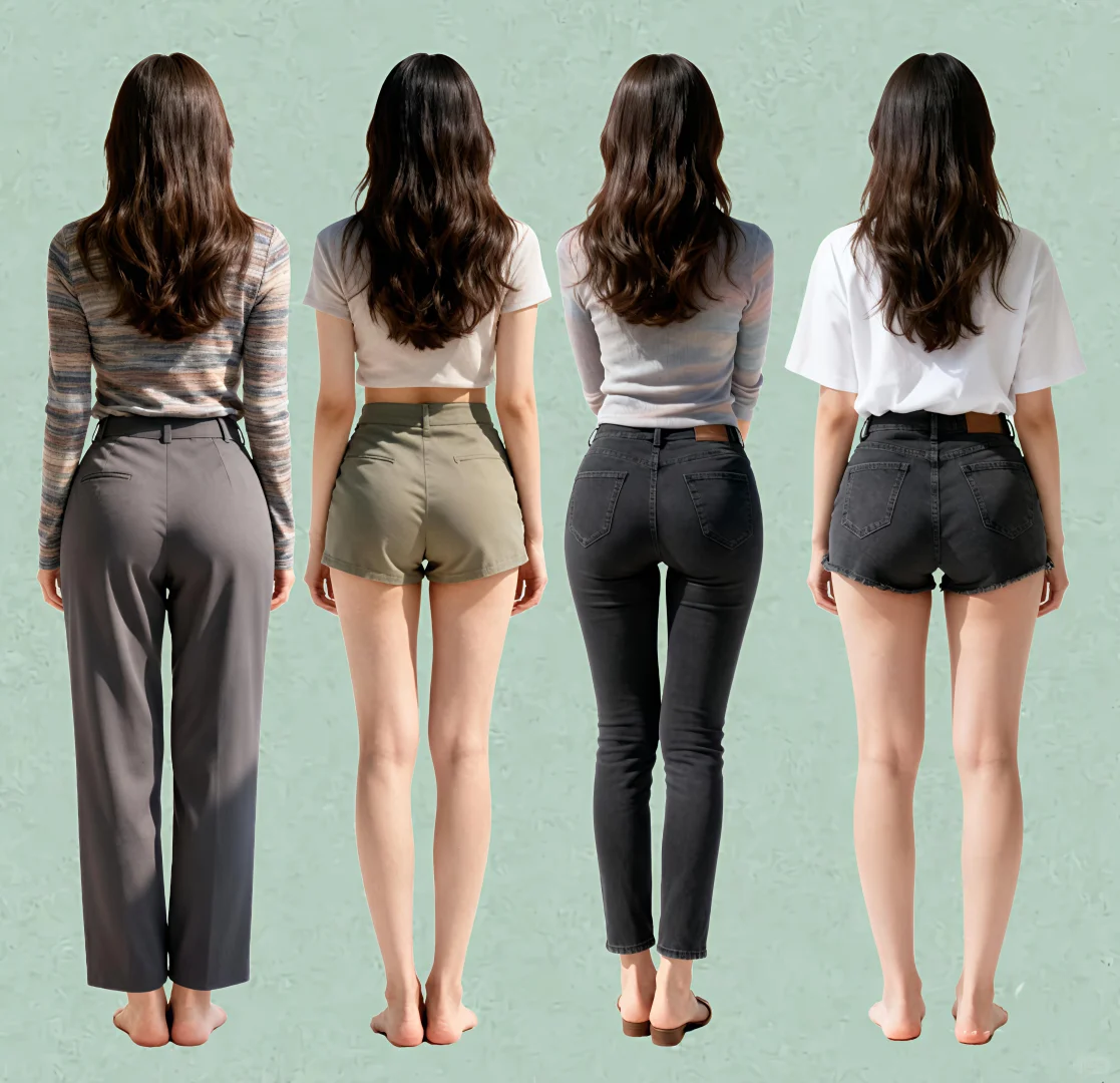 打算健身了，想问一下大家喜欢哪个臀型？