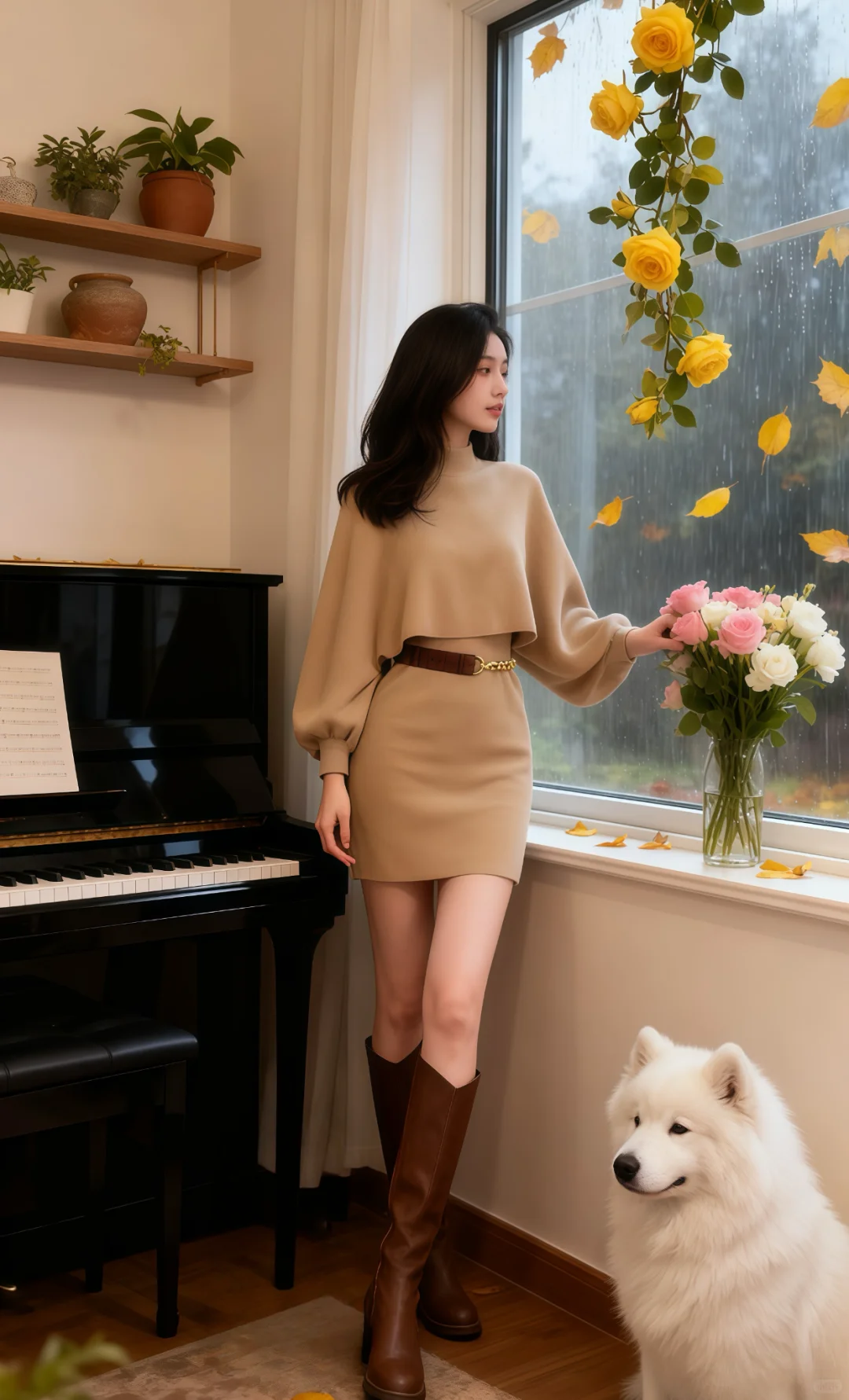 秋冬氛围感穿搭～🍂