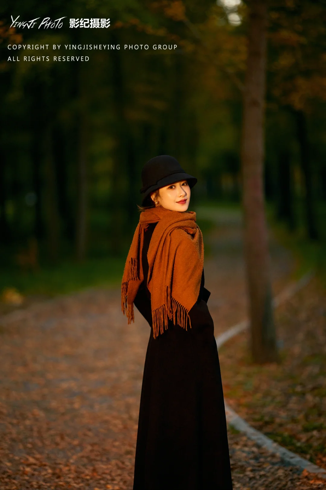 给姐姐在北京拍组秋日氛围感写真美爆了