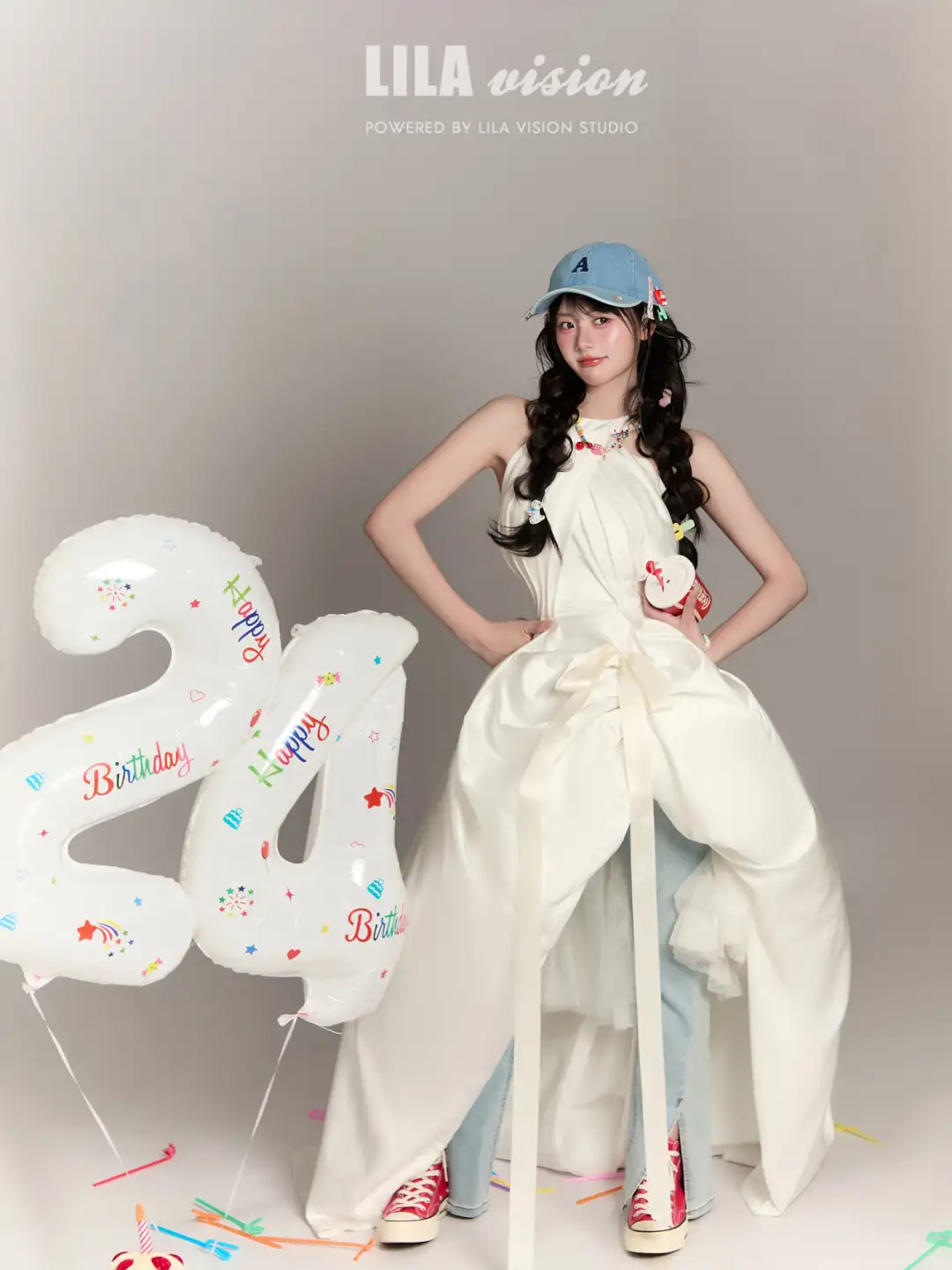 婚纱+牛仔=韩杂风出片天花板｜深圳生日写真