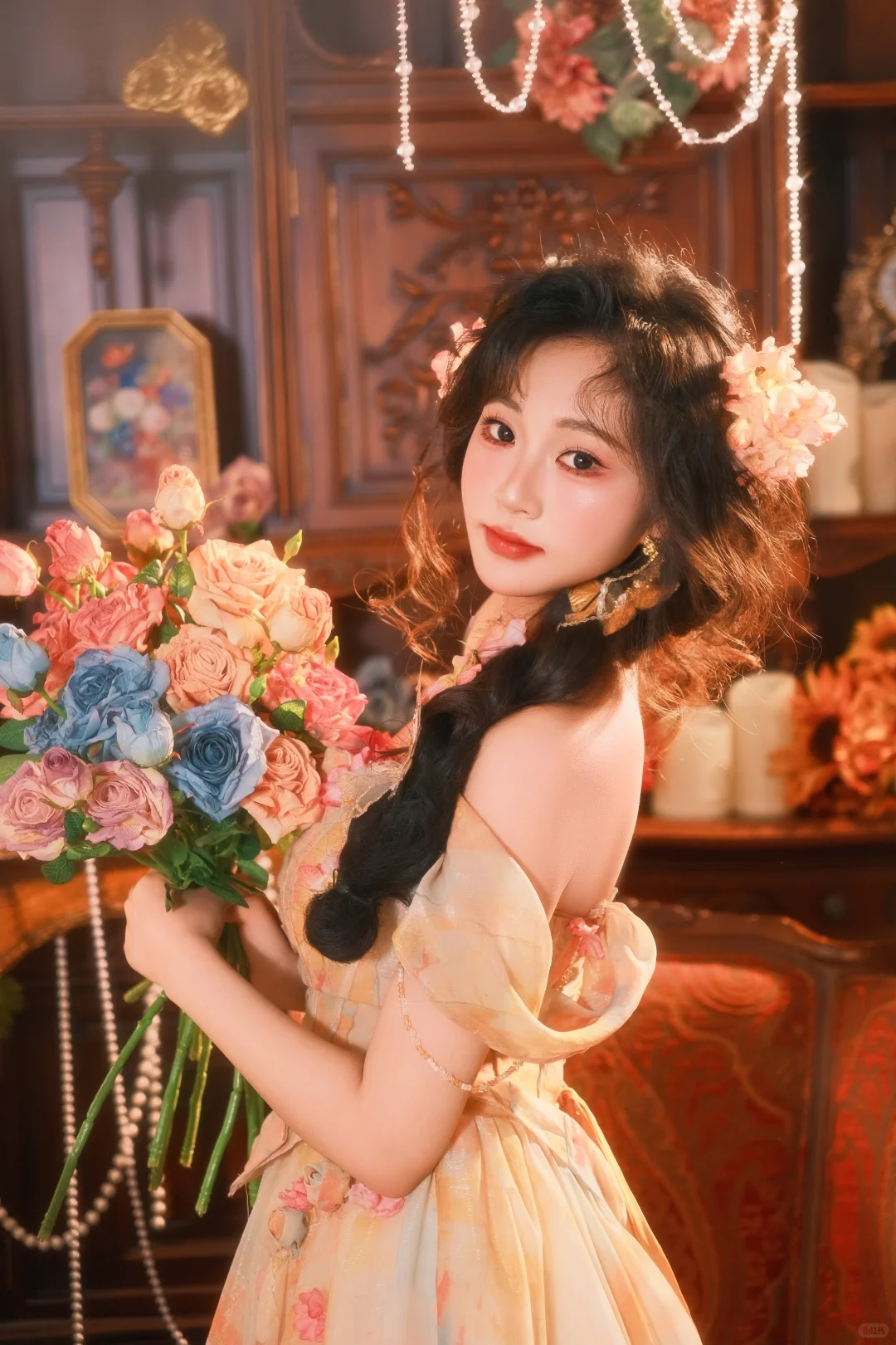 我拍到了超满意的法式鎏金油画公主写真❗️❗️