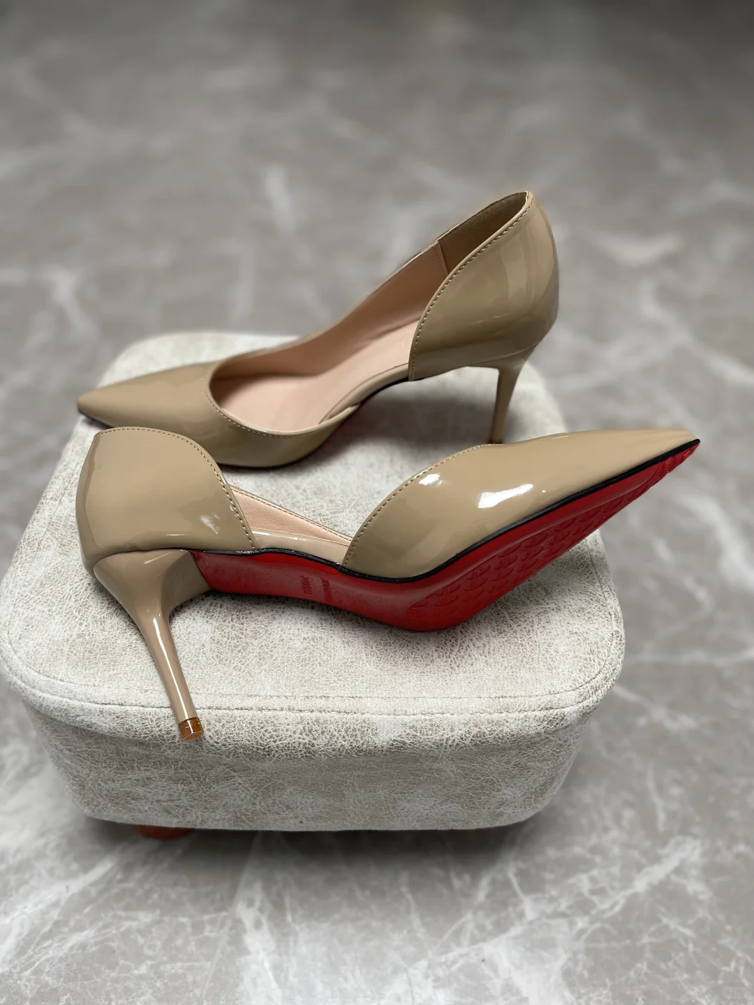 精致女人必备系列之侧空高跟鞋