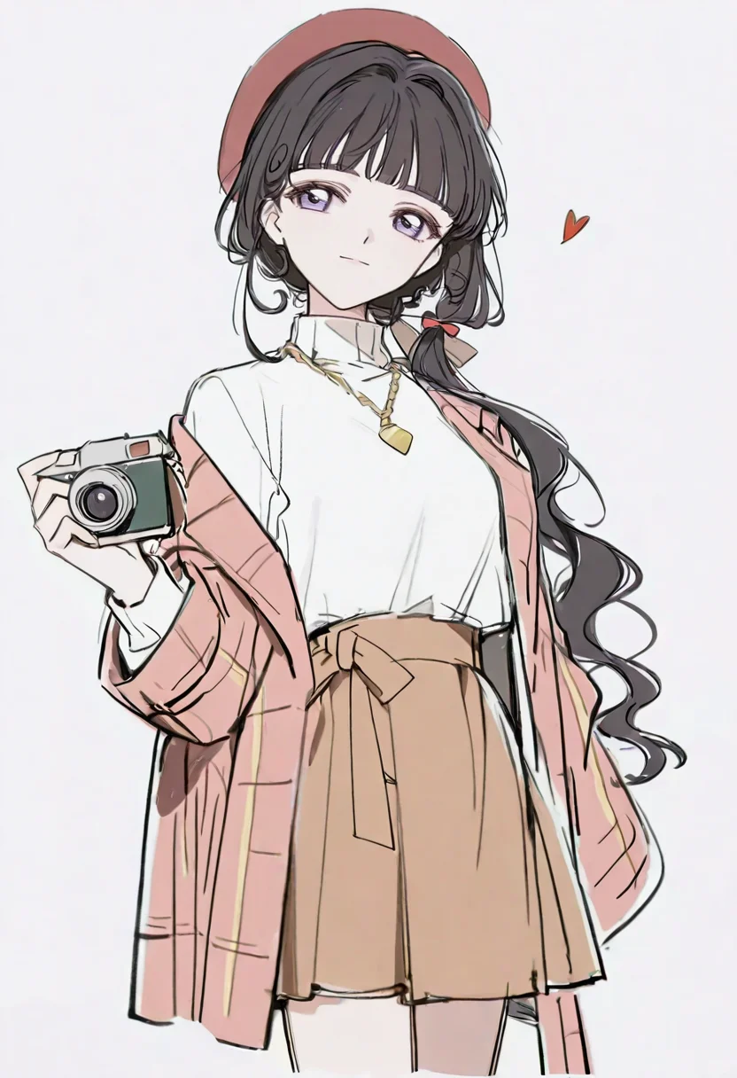 复古灯芯绒风・温柔系-大道寺知世