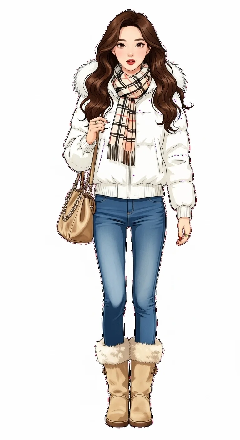 羽绒服穿搭不踩雷！让你保暖又显瘦美翻天！