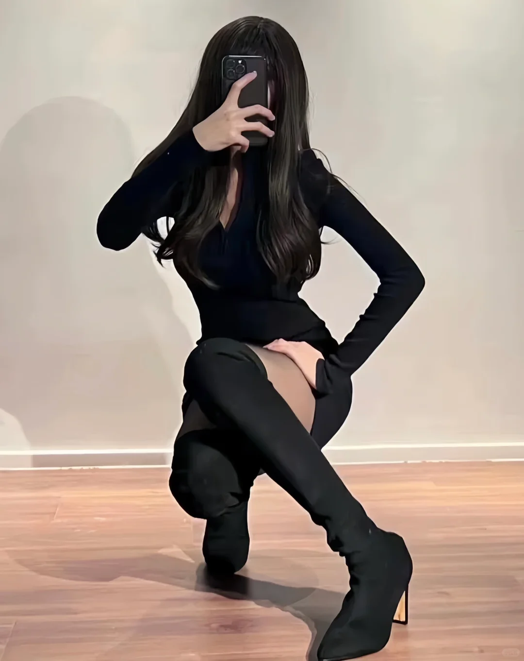 高跟长靴微辣风