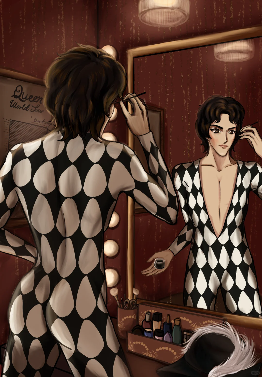 女明星在后台是这样的