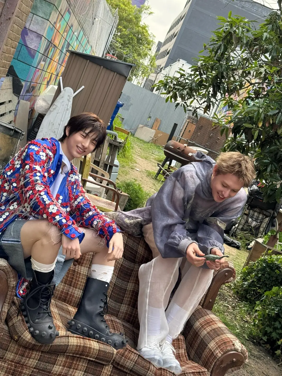 我去！马丁这身透视装好想现场观摩🈲