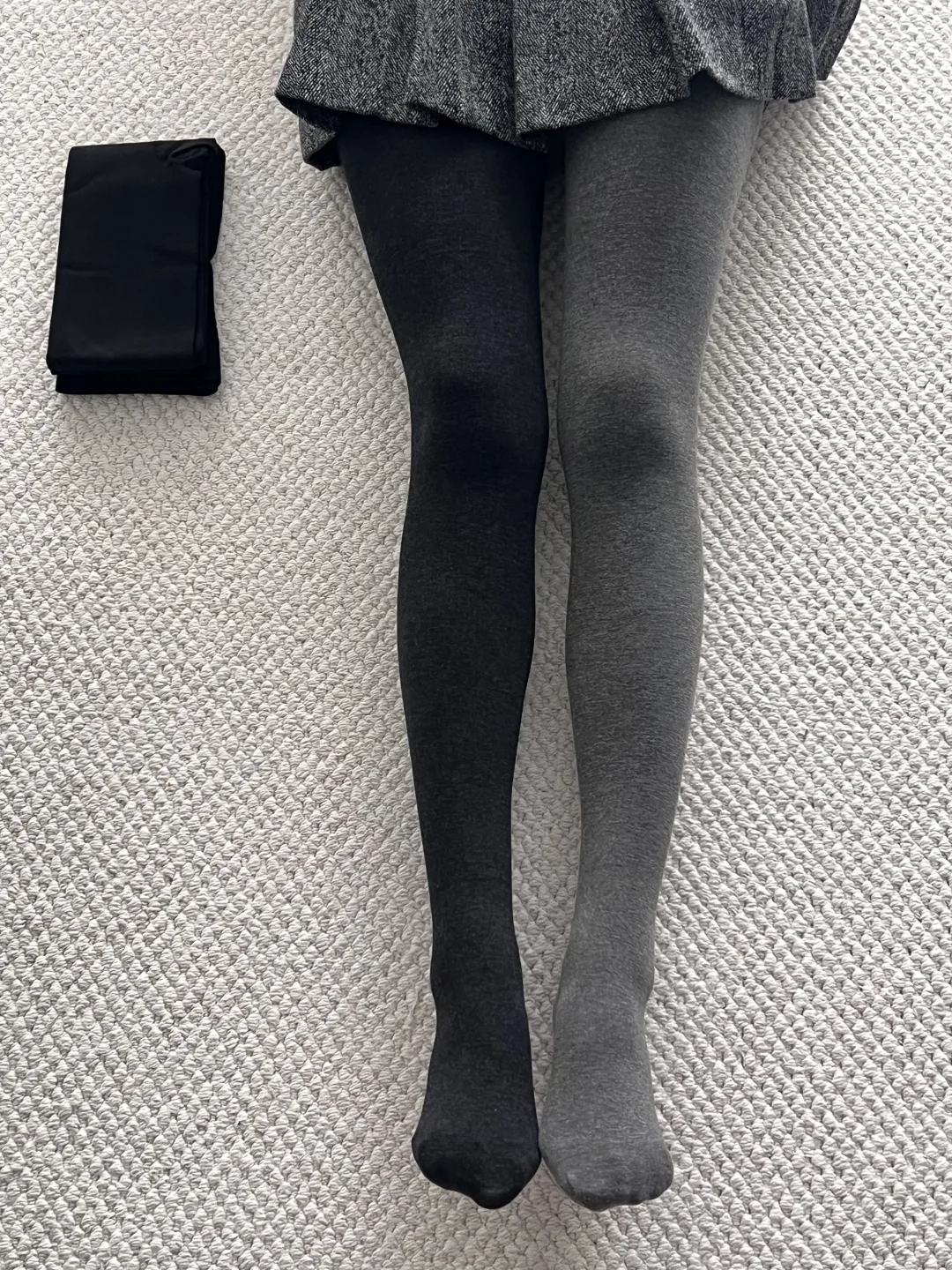 绝！ 烟灰色连裤袜真的太韩了～ 回购了5条