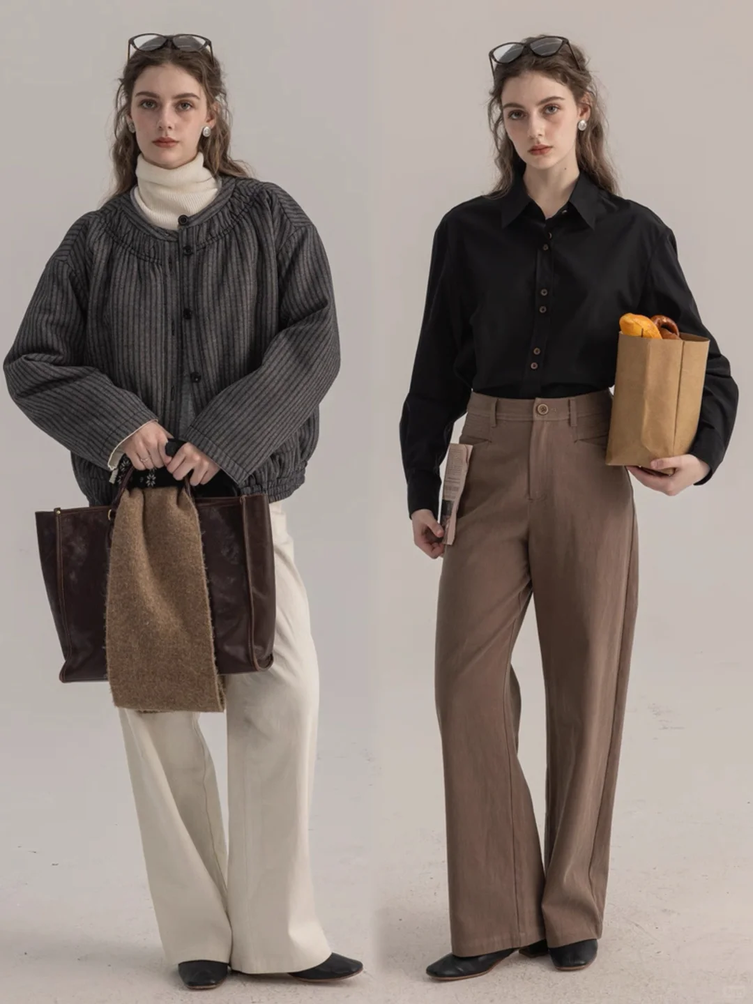 “复古叠穿”法式知识分子穿搭：Dailyart