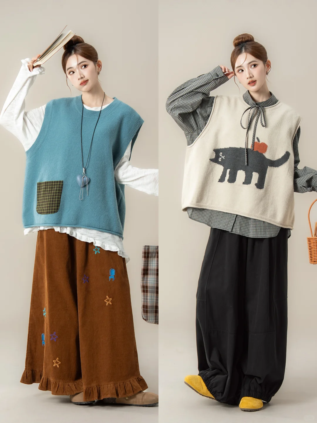 秋冬色彩穿搭 | 色彩叠穿~时髦艺术生