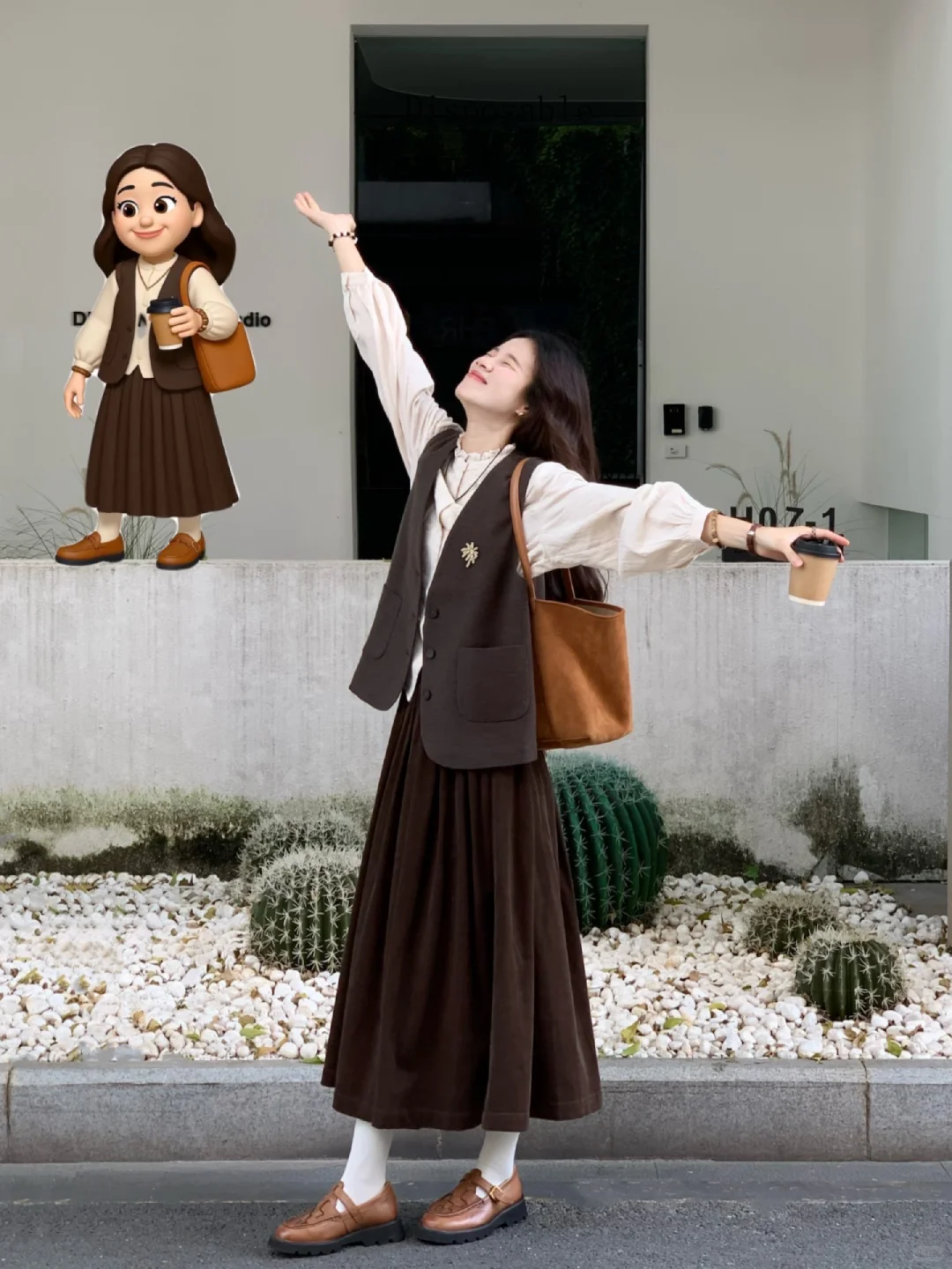 存一些秋冬日系内搭灵感！🍄🍂