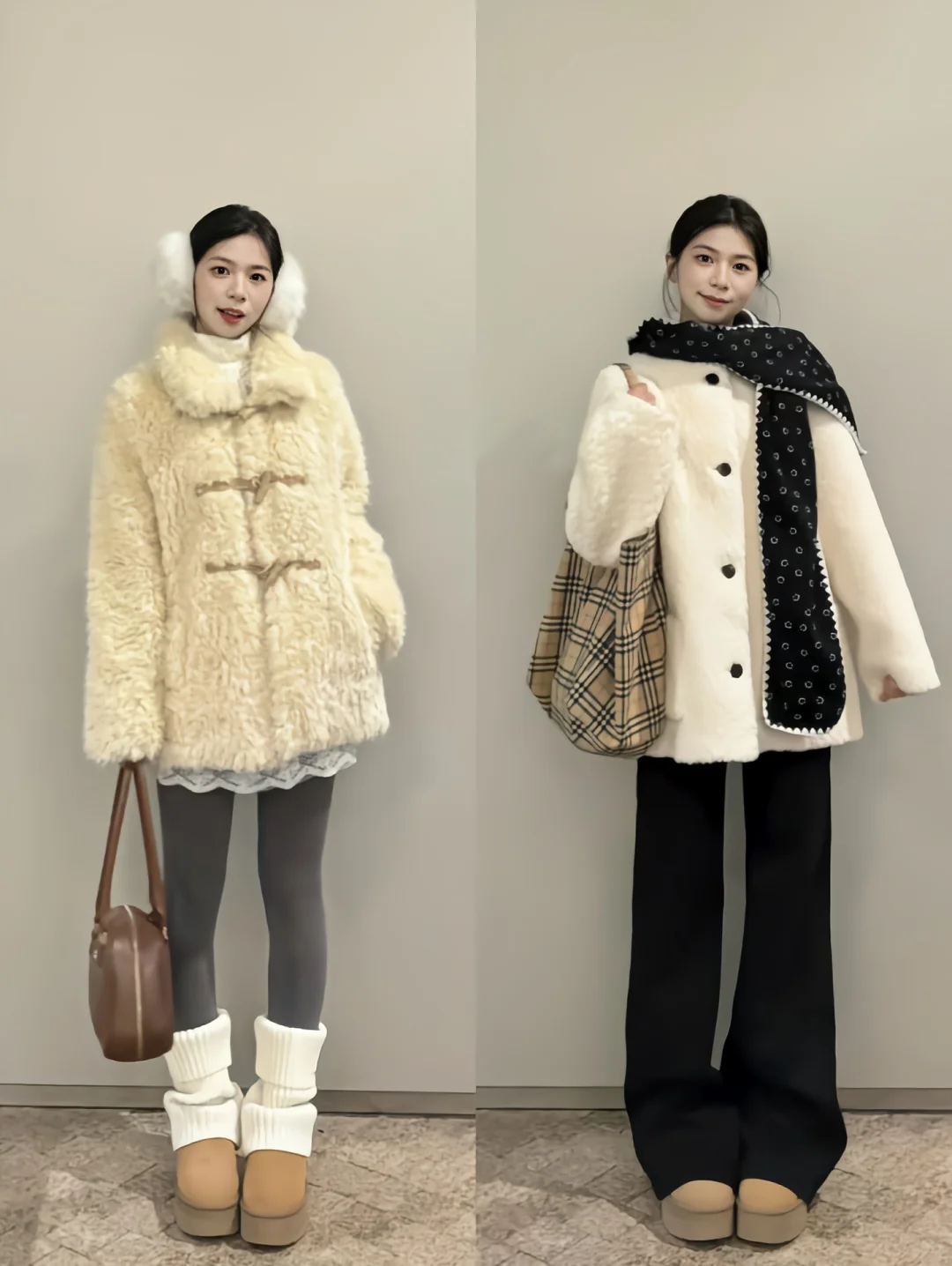 今天是秋冬的羽绒服穿搭！