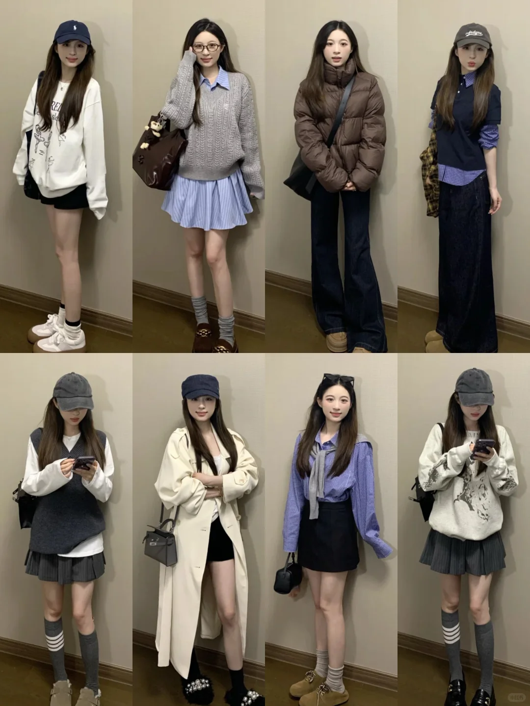 40套🫧 | 又乖又韩的秋冬穿搭～