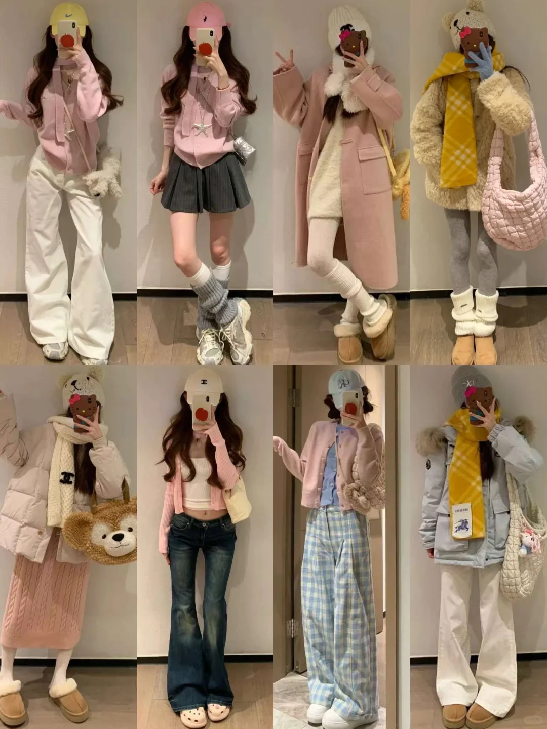 4️⃣0️⃣套‖秋冬“一周穿搭”🤎漂亮又保暖～🫧🍁