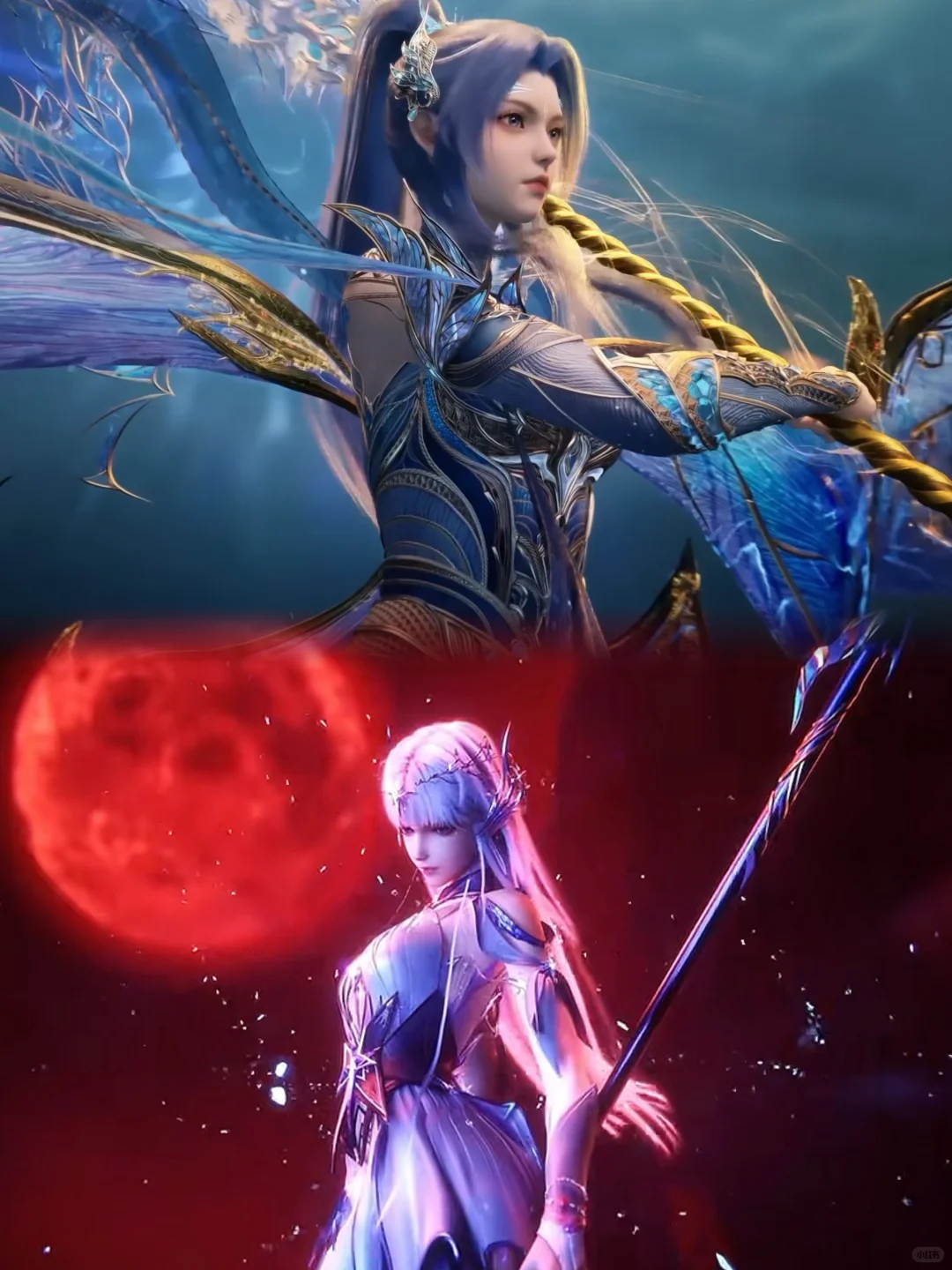 国漫战斗力很强的两位女主角