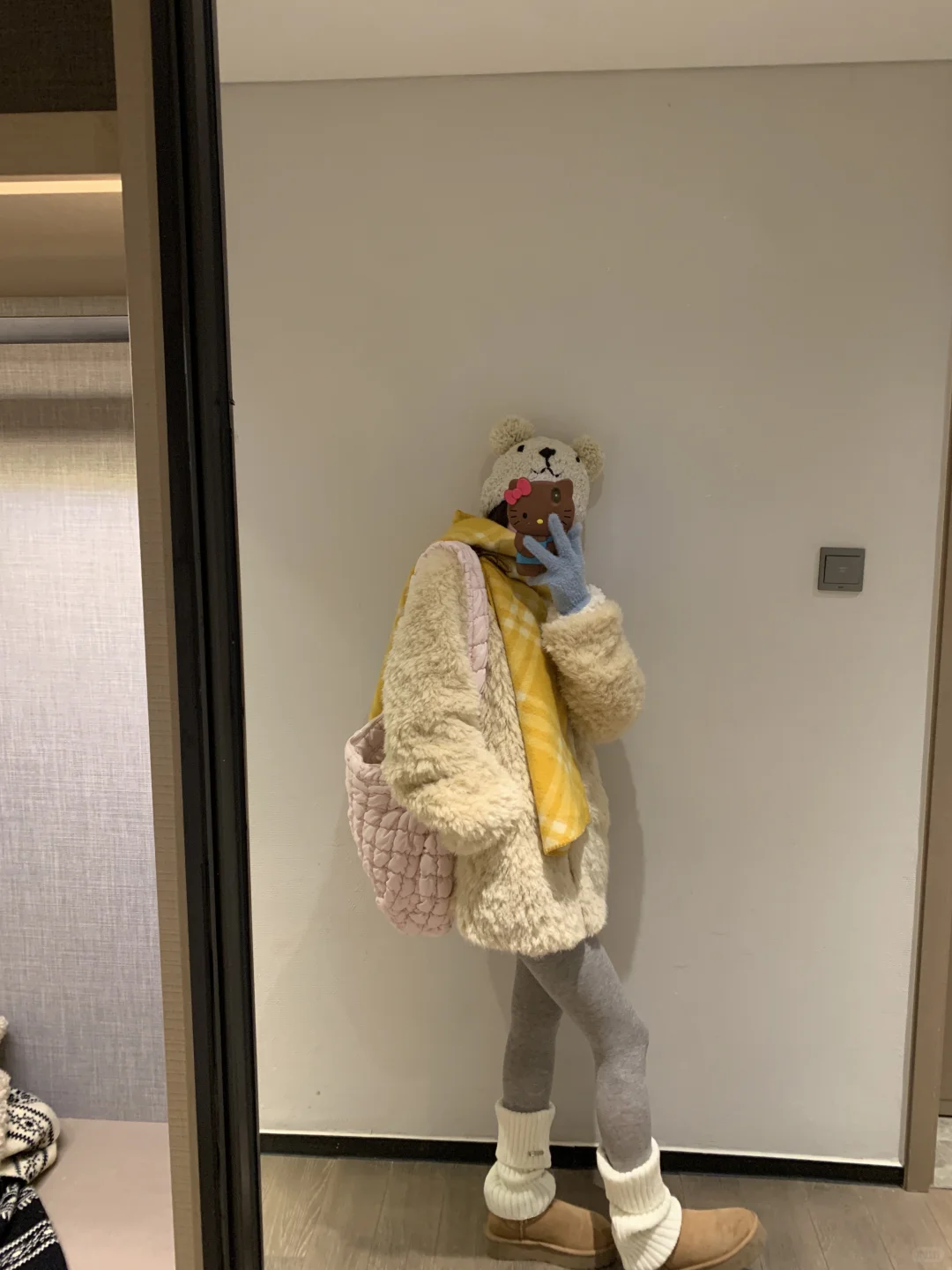 分享一期羊羔毛穿搭思路～～