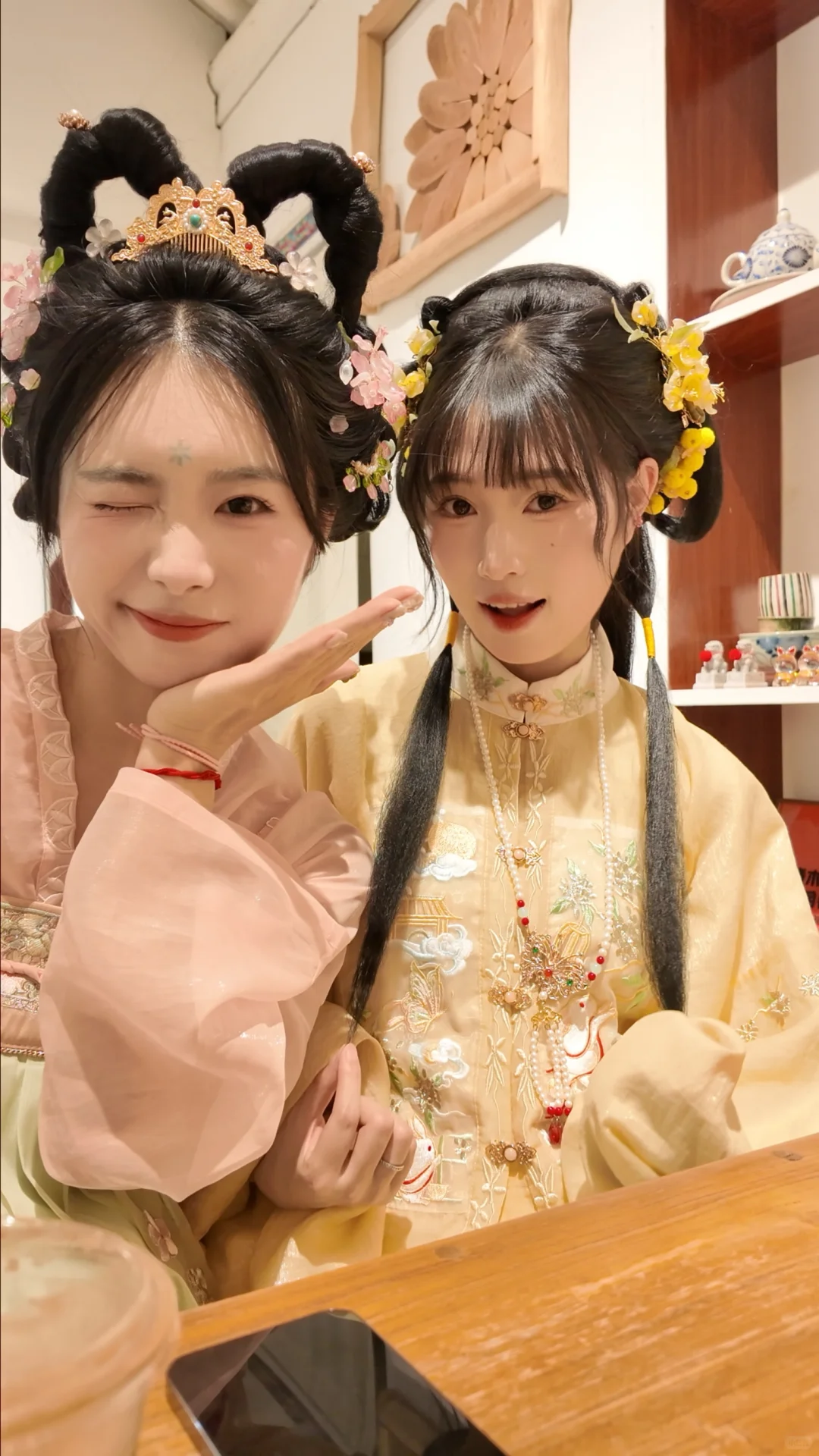 实况～春天就要做元气感十足的汉服造型！🌼