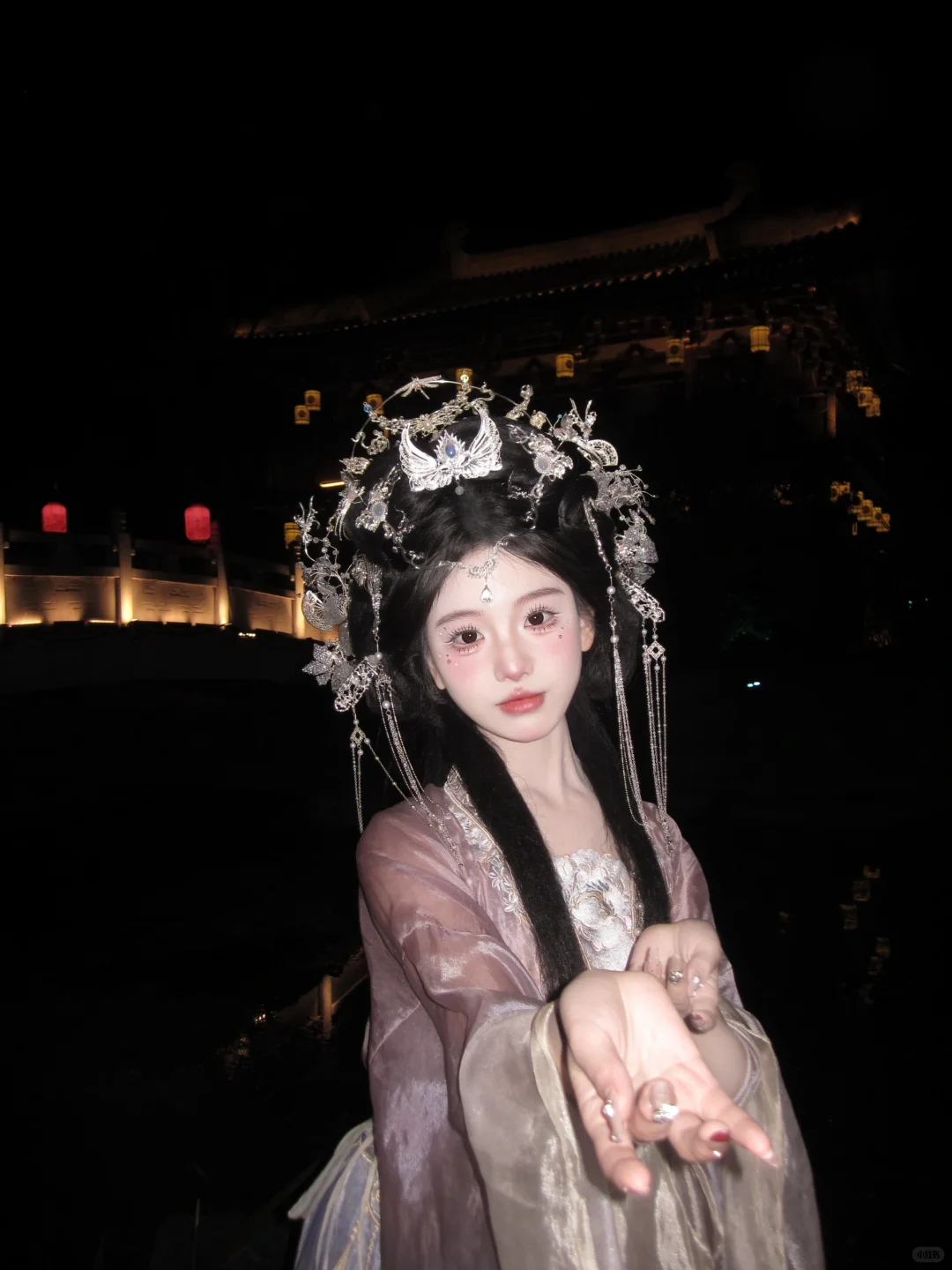 刚做的汉服妆造！好看吗朋友圈都夸爆了❗️