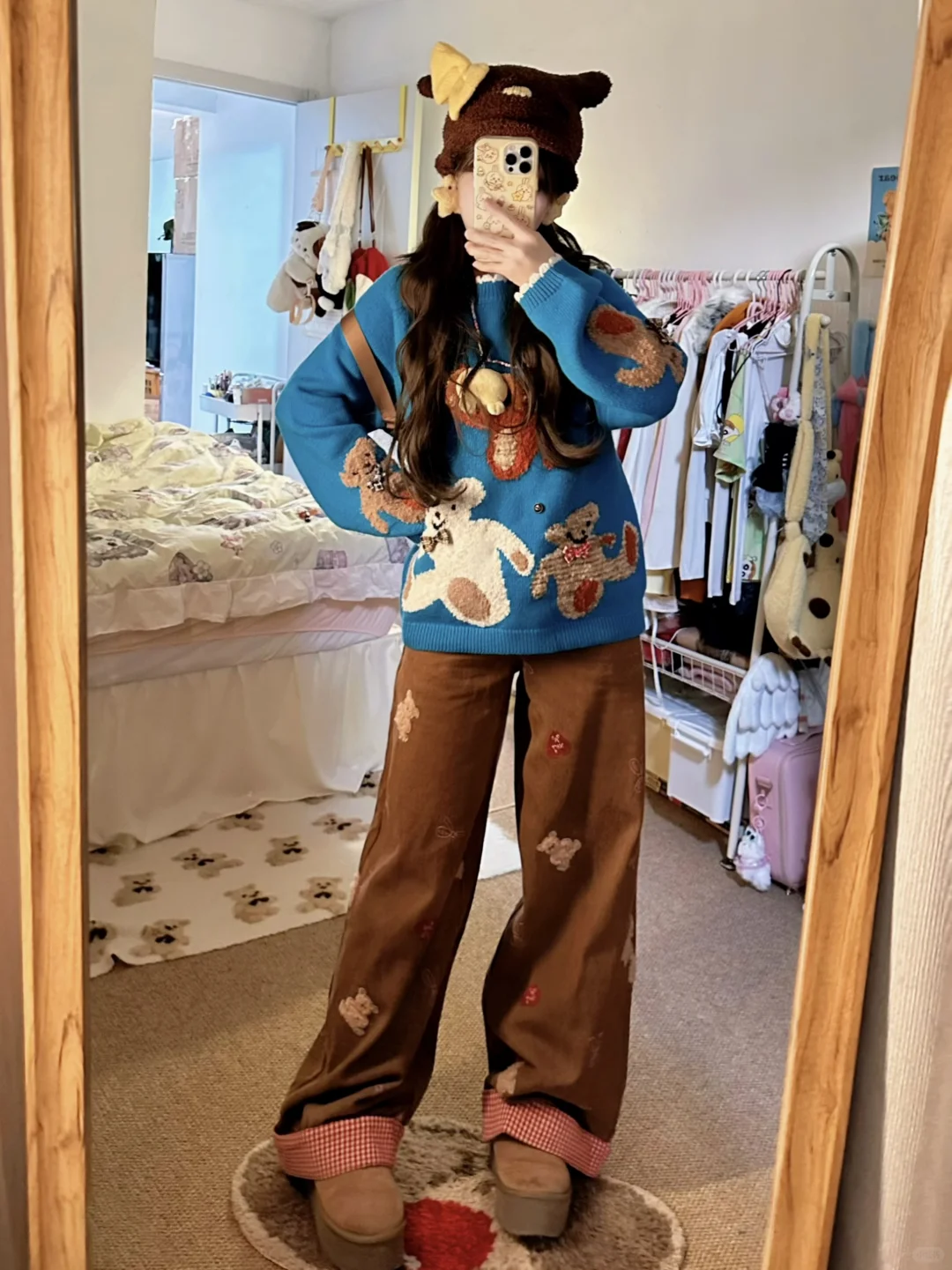 挑战百天成为穿搭博主第77天｜🛎️复古小熊！