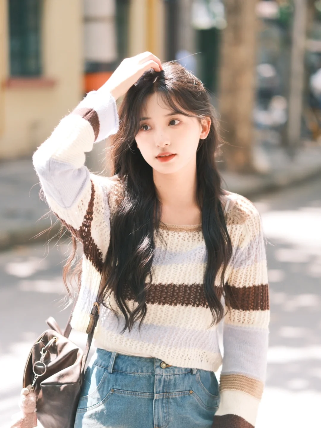 秋天街道就该这么拍🍁存一些日常感拍照姿势